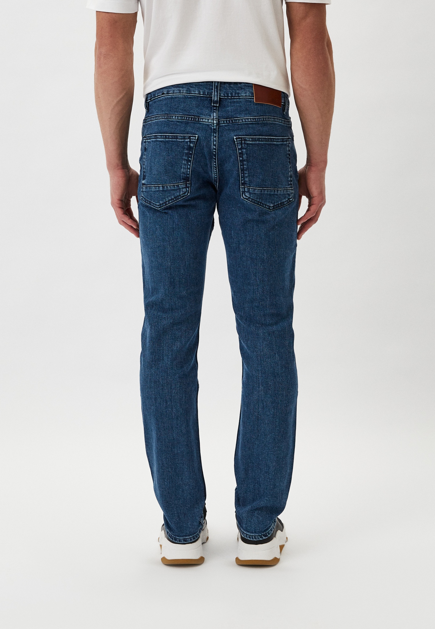 Мужские прямые джинсы Boss (Босс) 50513479: изображение 3