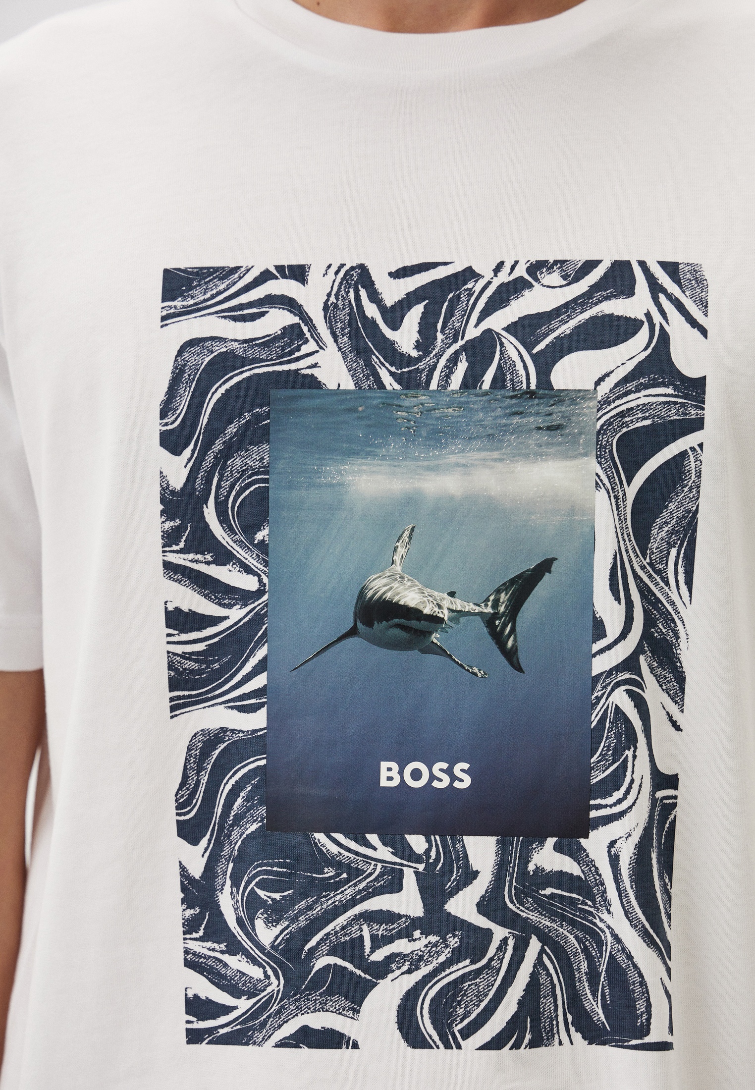Мужская футболка Boss (Босс) 50516012: изображение 8