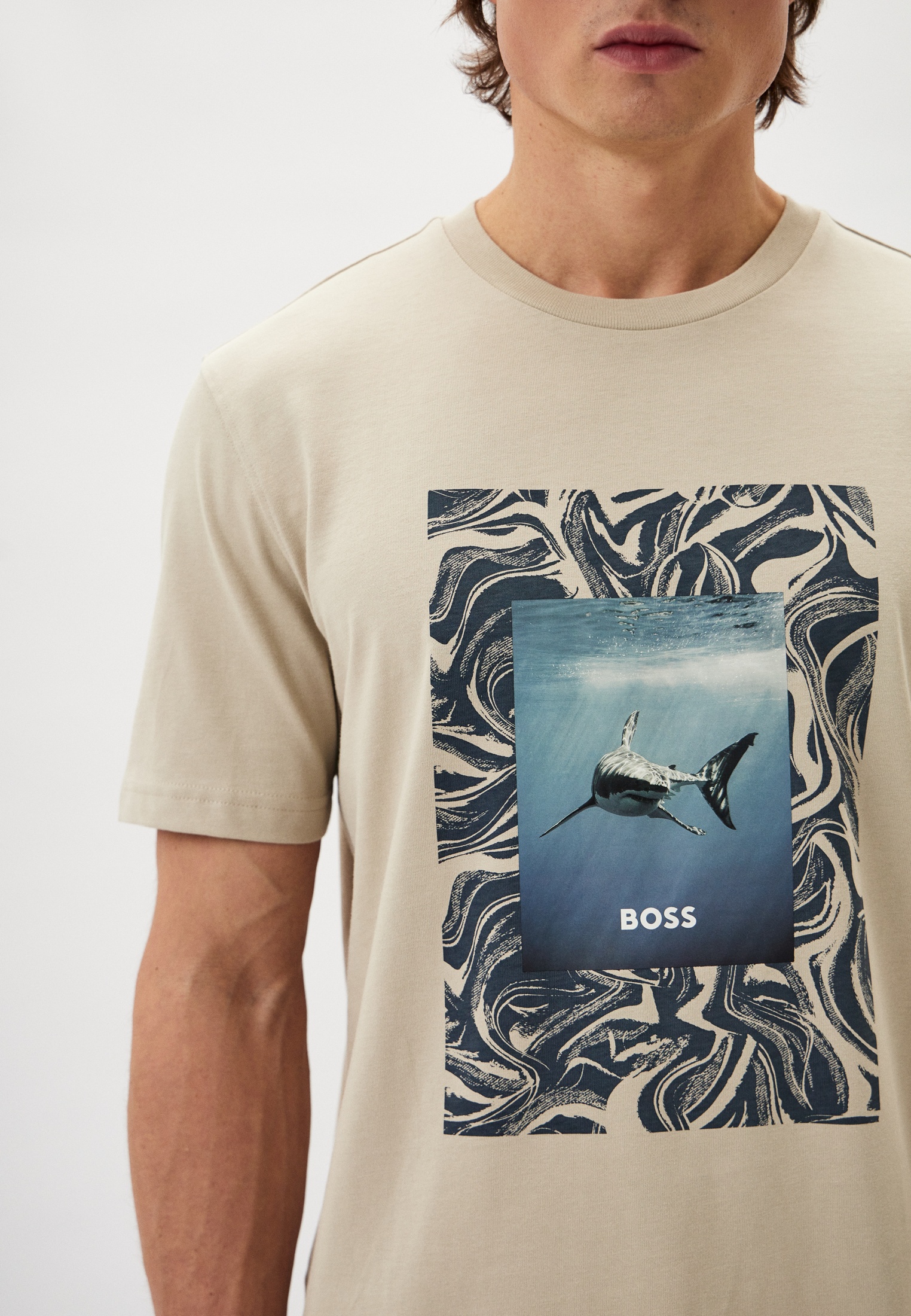 Мужская футболка Boss (Босс) 50516012: изображение 4