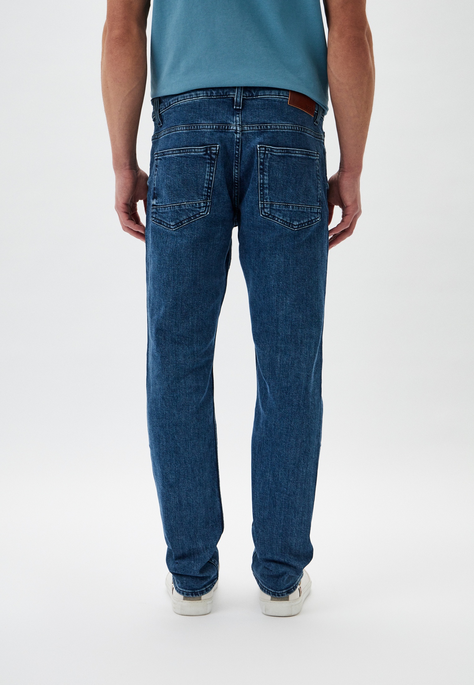 Мужские прямые джинсы Boss (Босс) 50513479: изображение 7