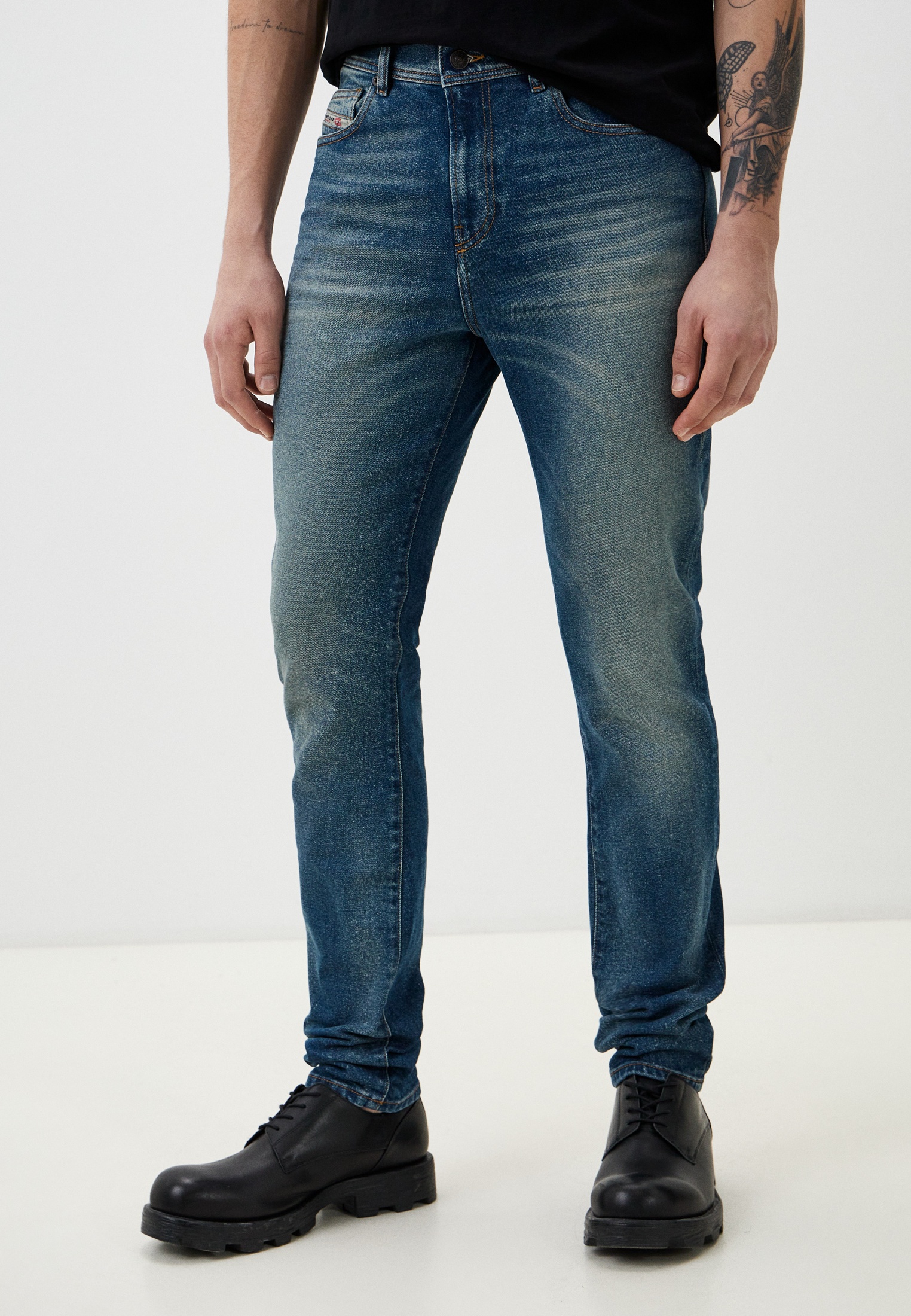 Мужские зауженные джинсы Diesel (Дизель) A0358409D82: изображение 5