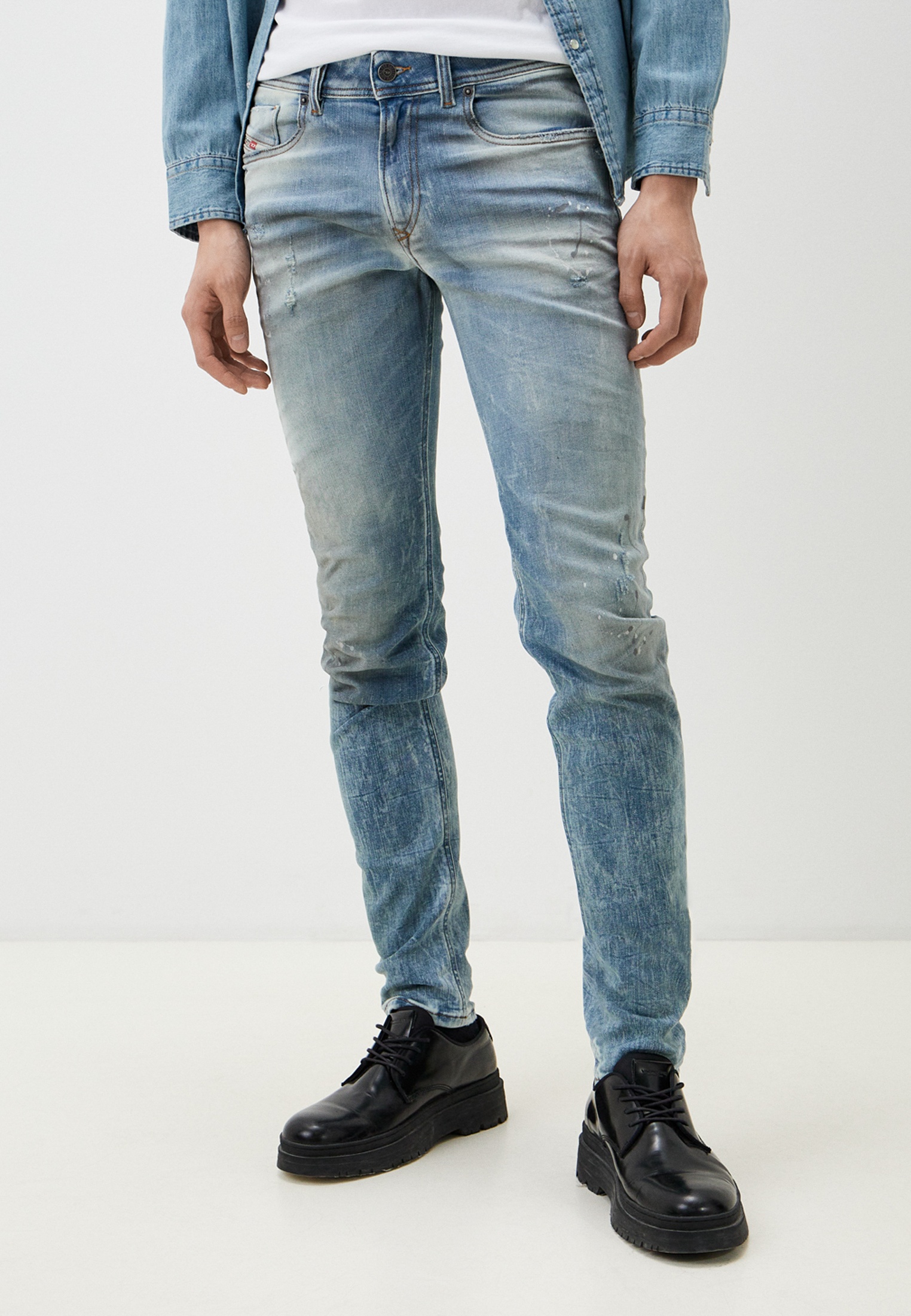 Мужские зауженные джинсы Diesel (Дизель) A0359609F08: изображение 1