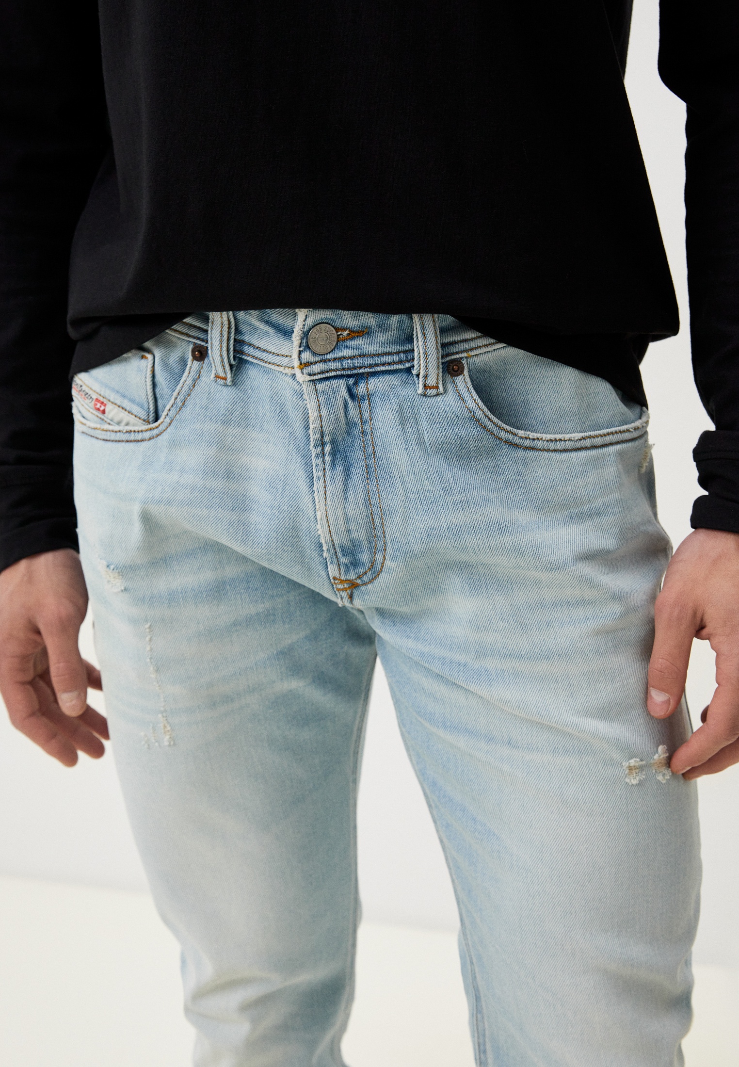 Мужские зауженные джинсы Diesel (Дизель) A0359609F14: изображение 4