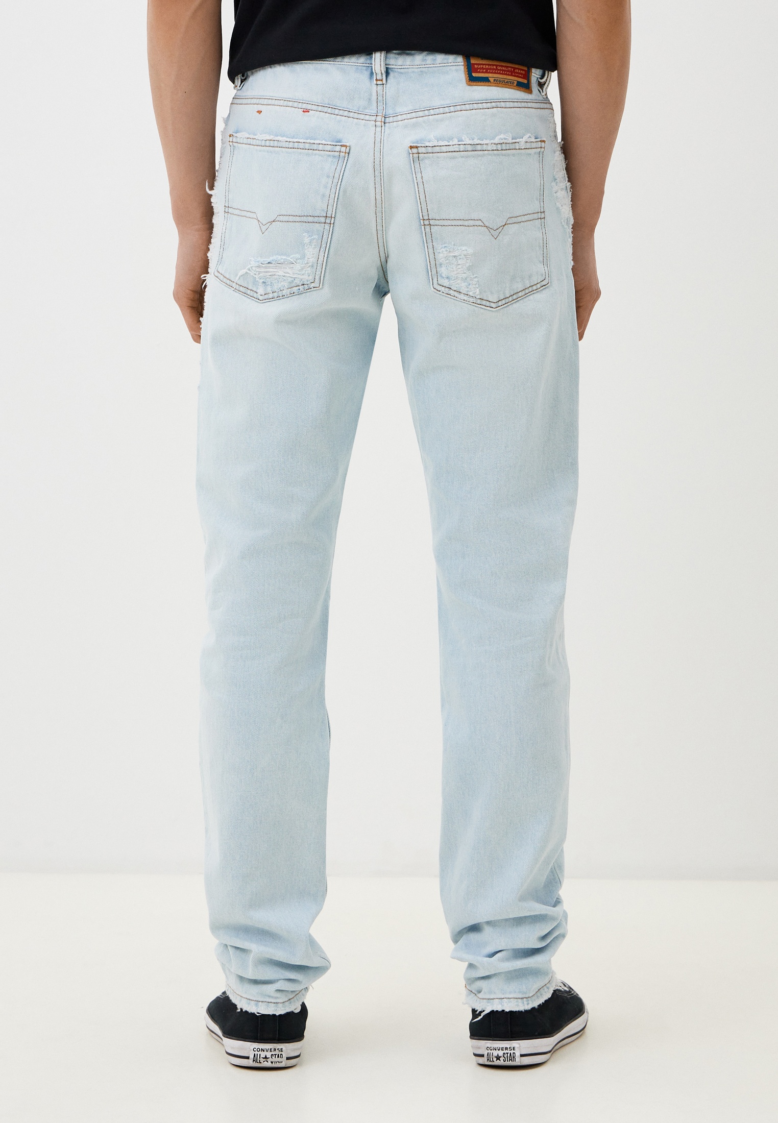 Мужские зауженные джинсы Diesel (Дизель) A04346007M6: изображение 3