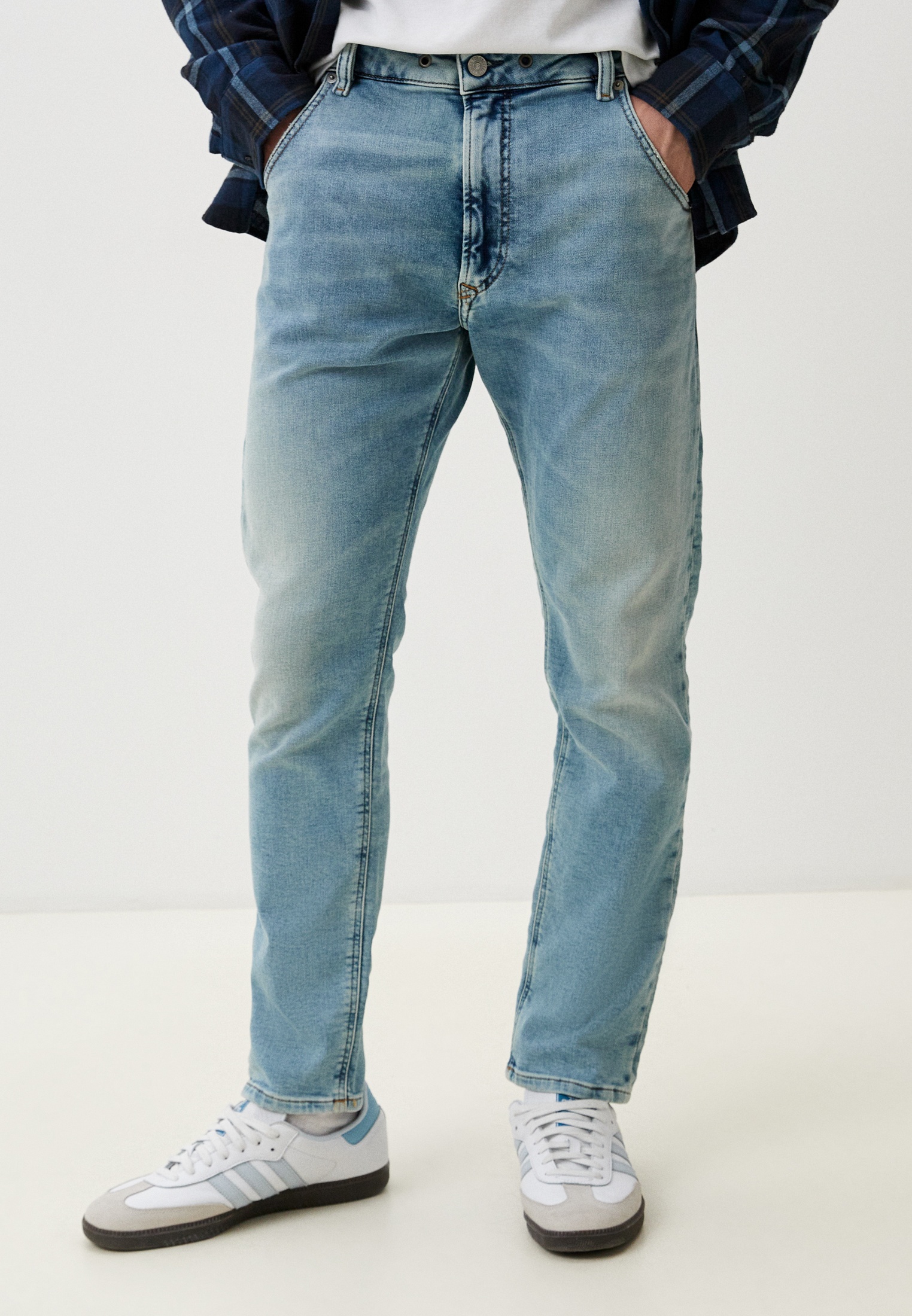 Мужские зауженные джинсы Diesel (Дизель) A05511068BB: изображение 1