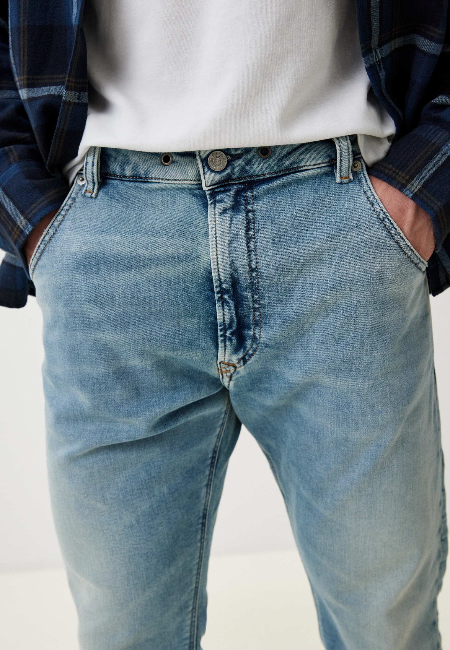 Мужские зауженные джинсы Diesel (Дизель) A05511068BB: изображение 4