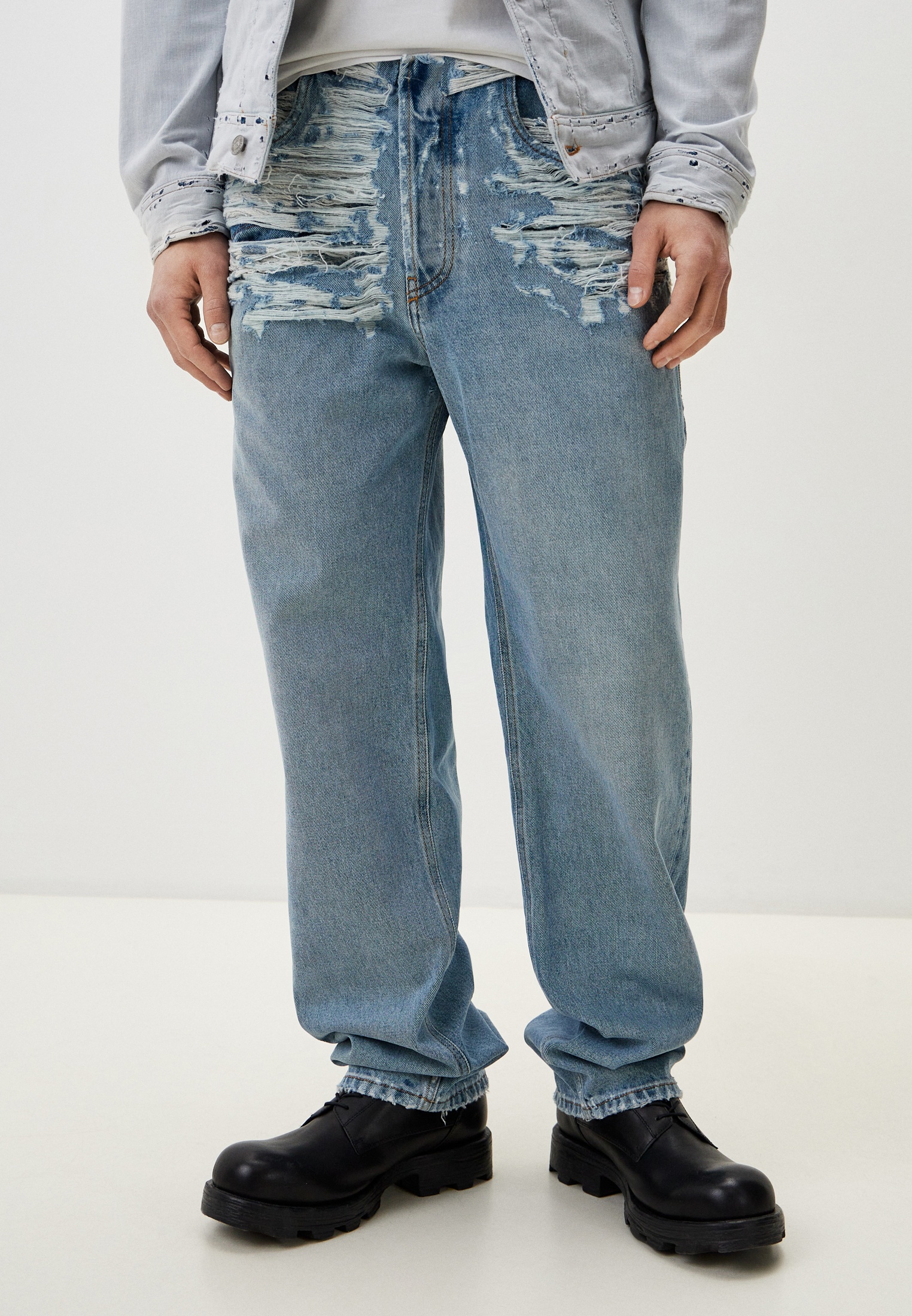 Мужские прямые джинсы Diesel (Дизель) A09496007N7: изображение 1