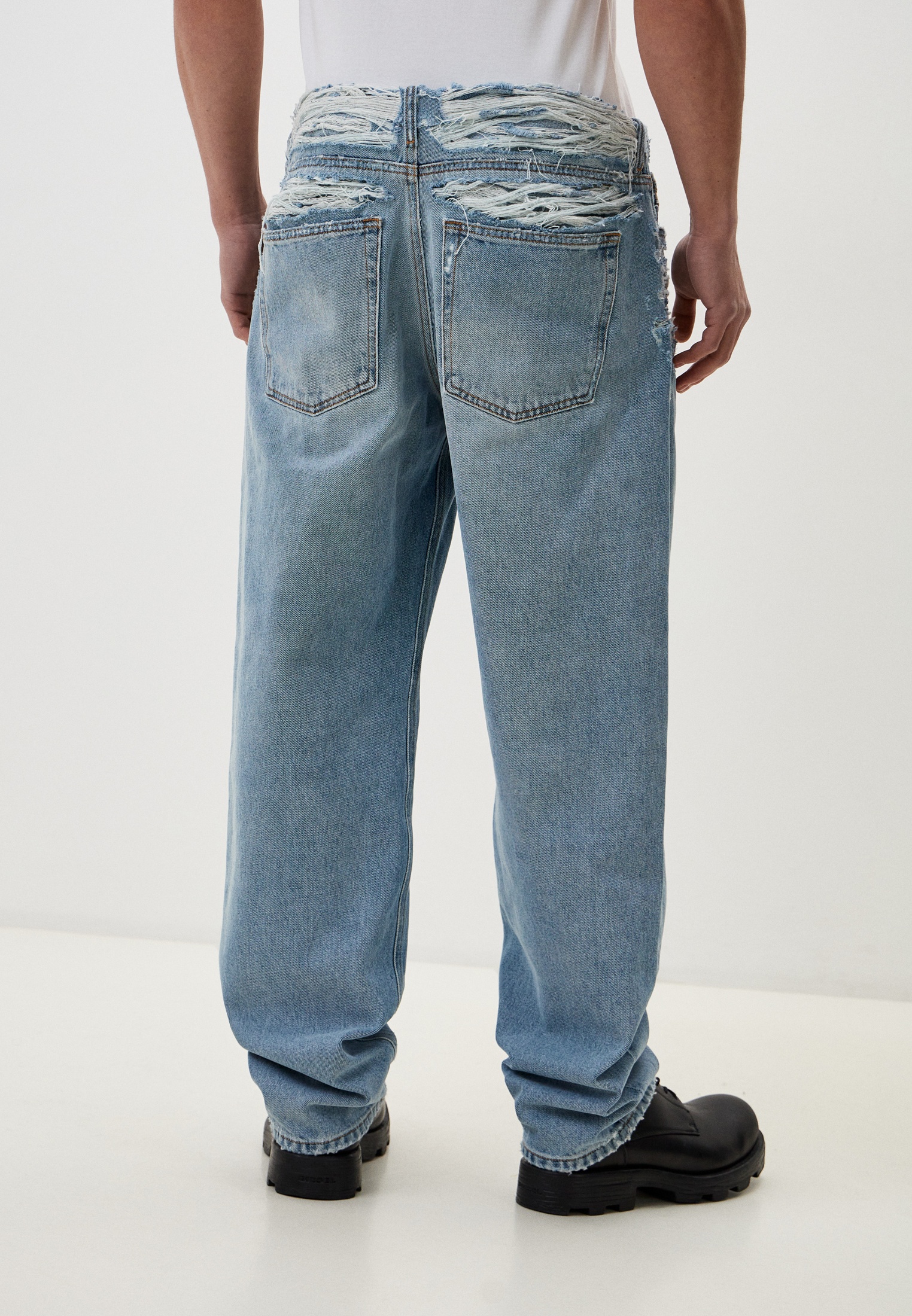 Мужские прямые джинсы Diesel (Дизель) A09496007N7: изображение 3
