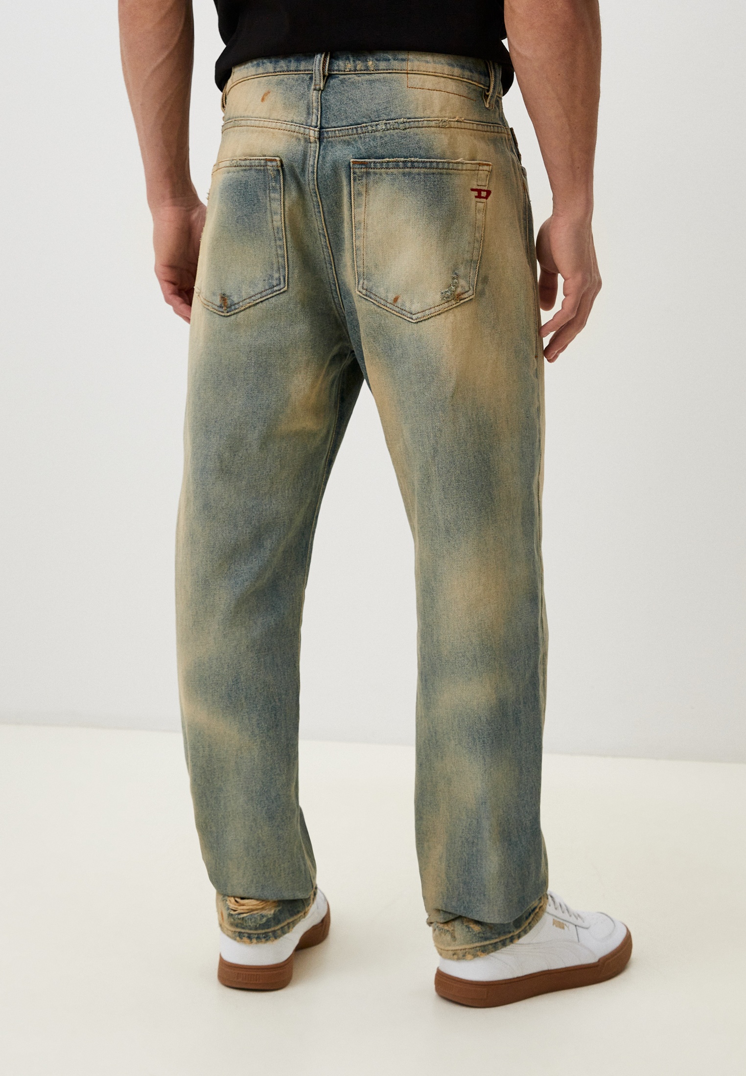 Мужские прямые джинсы Diesel (Дизель) A106480ENAV: изображение 3