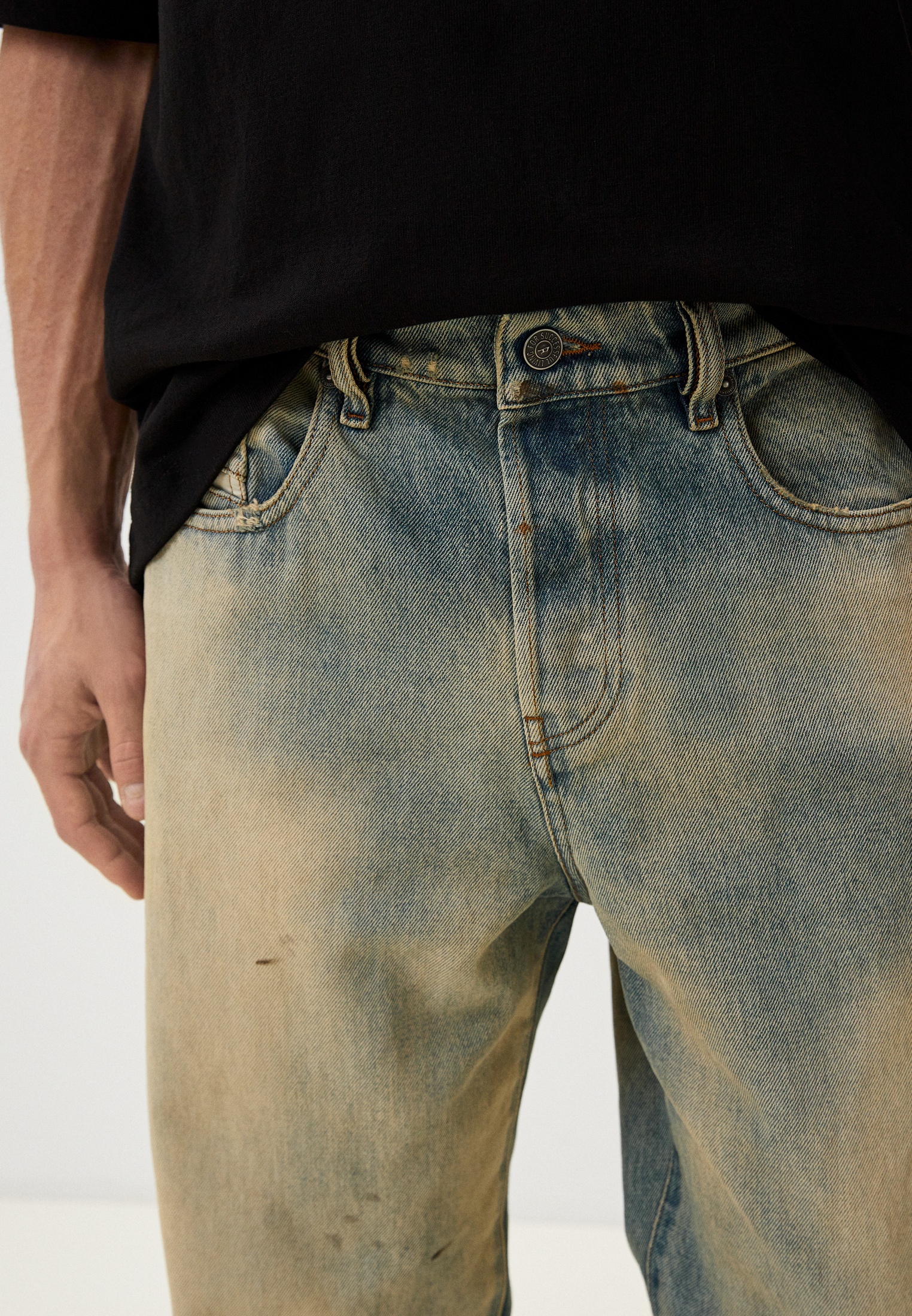 Мужские прямые джинсы Diesel (Дизель) A106480ENAV: изображение 4