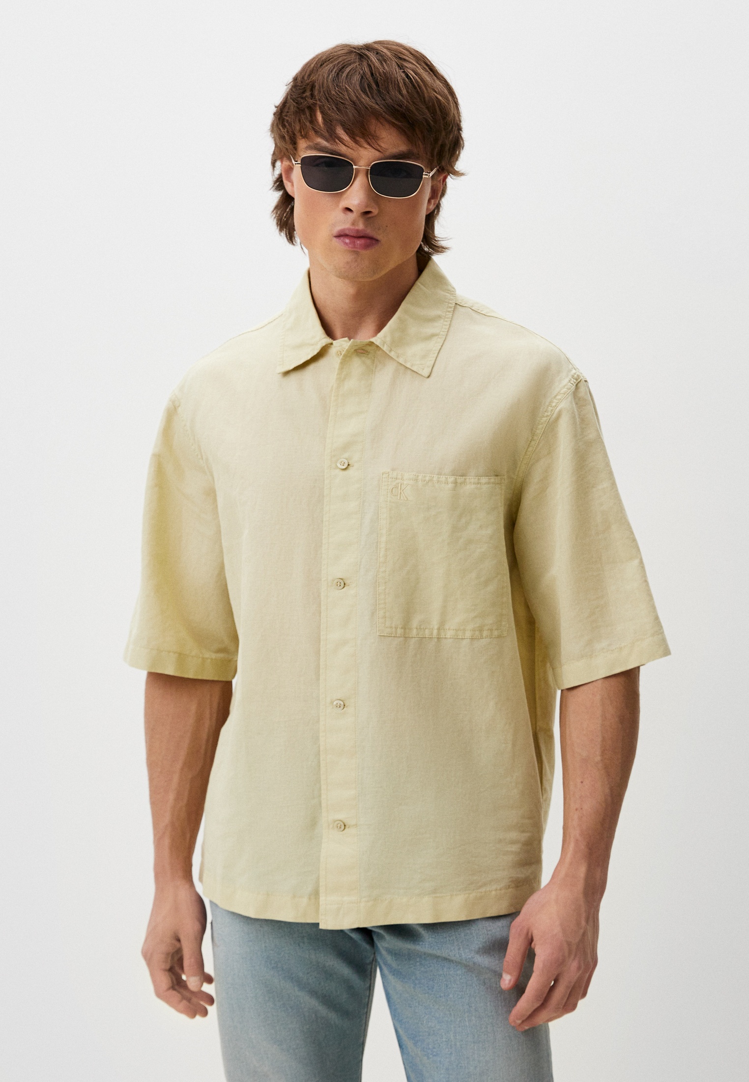 Рубашка с коротким рукавом Calvin Klein Jeans J30J325173