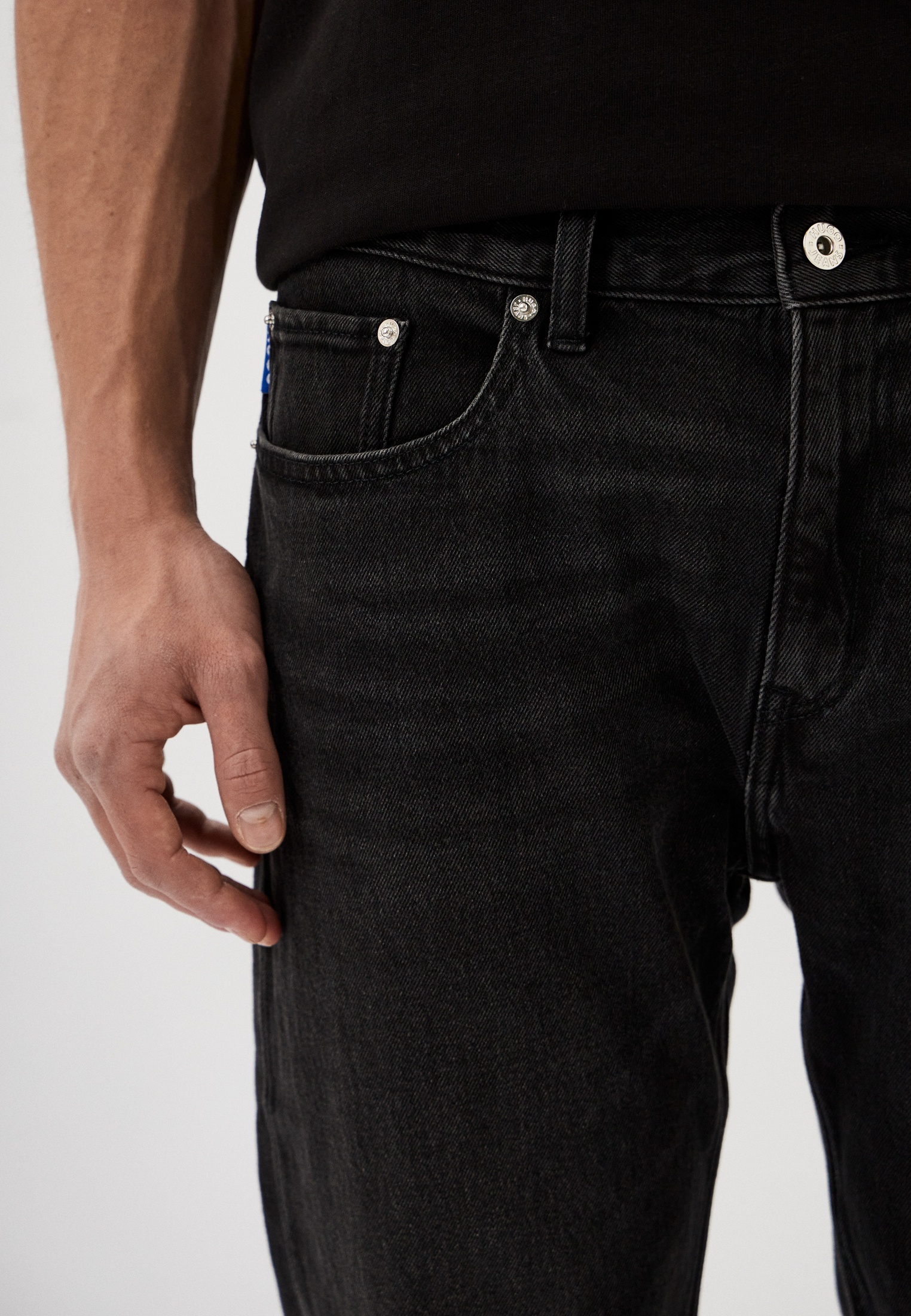 Мужские зауженные джинсы Hugo (Хуго) 50511514: изображение 4