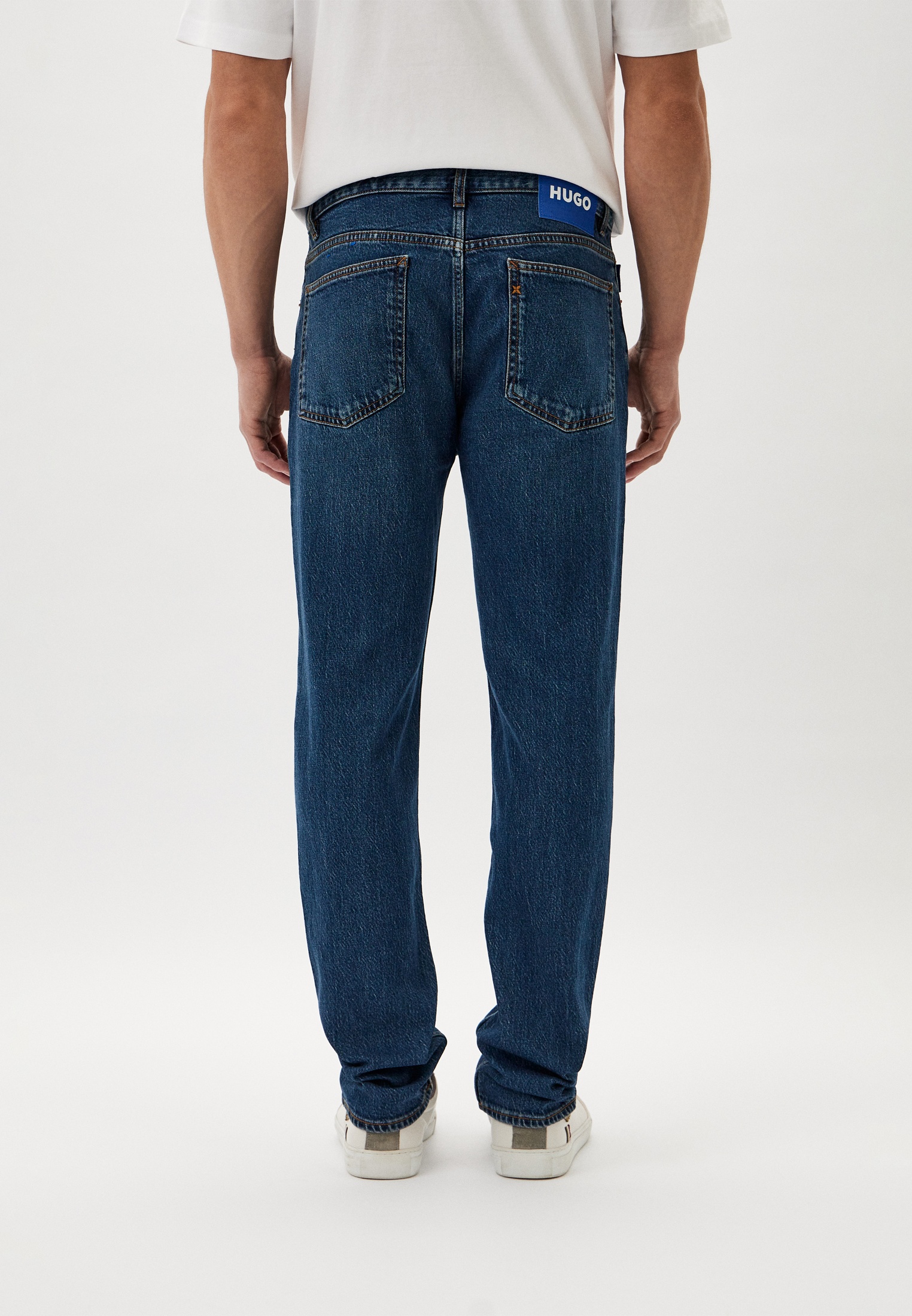 Мужские зауженные джинсы Hugo (Хуго) 50511502: изображение 3