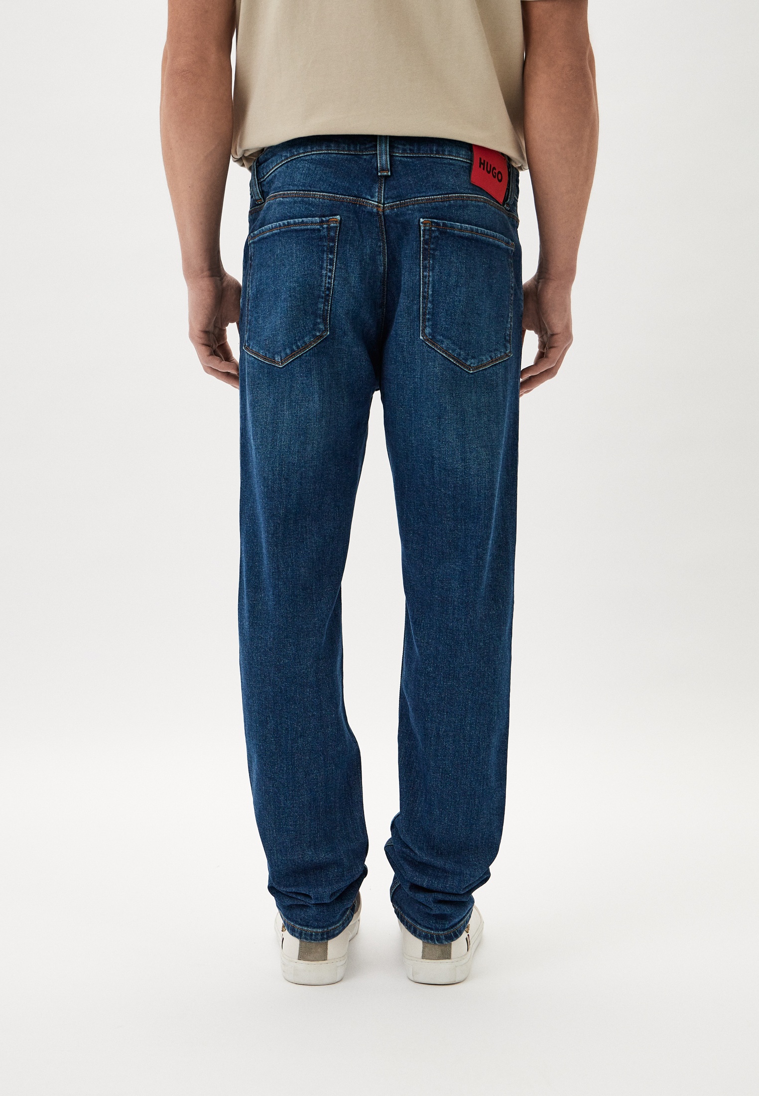 Мужские зауженные джинсы Hugo (Хуго) 50511330: изображение 3