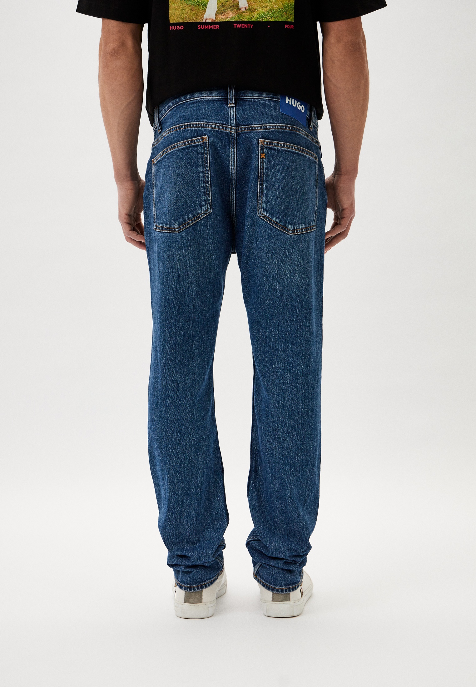 Мужские зауженные джинсы Hugo (Хуго) 50511503: изображение 3
