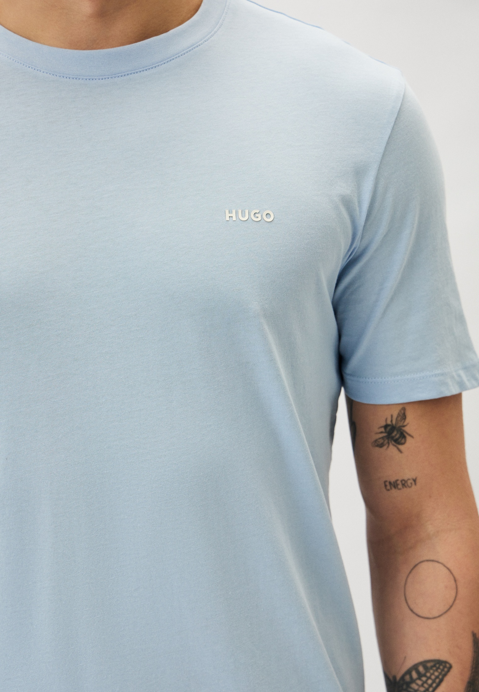 Мужская футболка Hugo (Хуго) 50466158: изображение 4