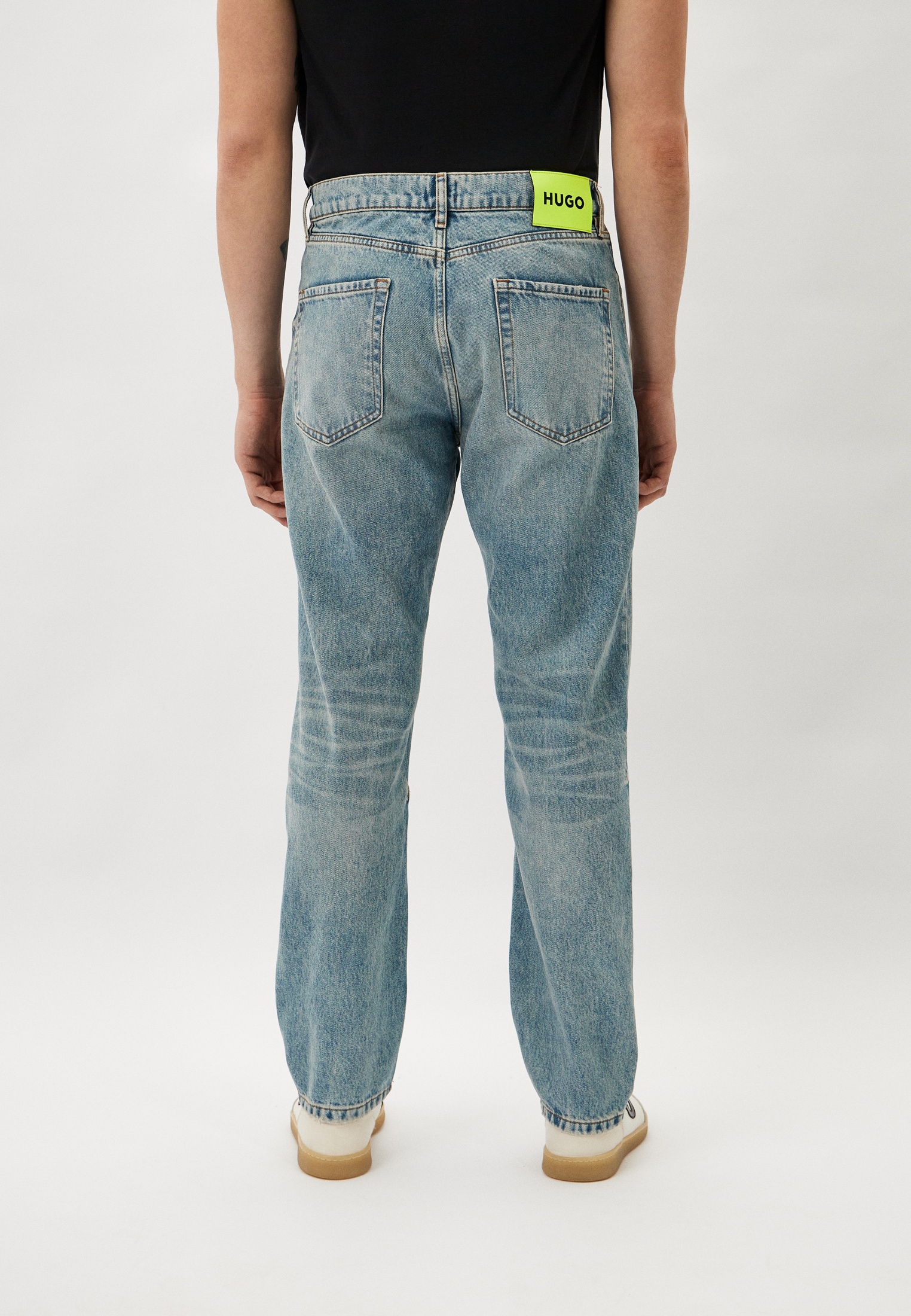 Мужские прямые джинсы Hugo (Хуго) 50511333: изображение 3