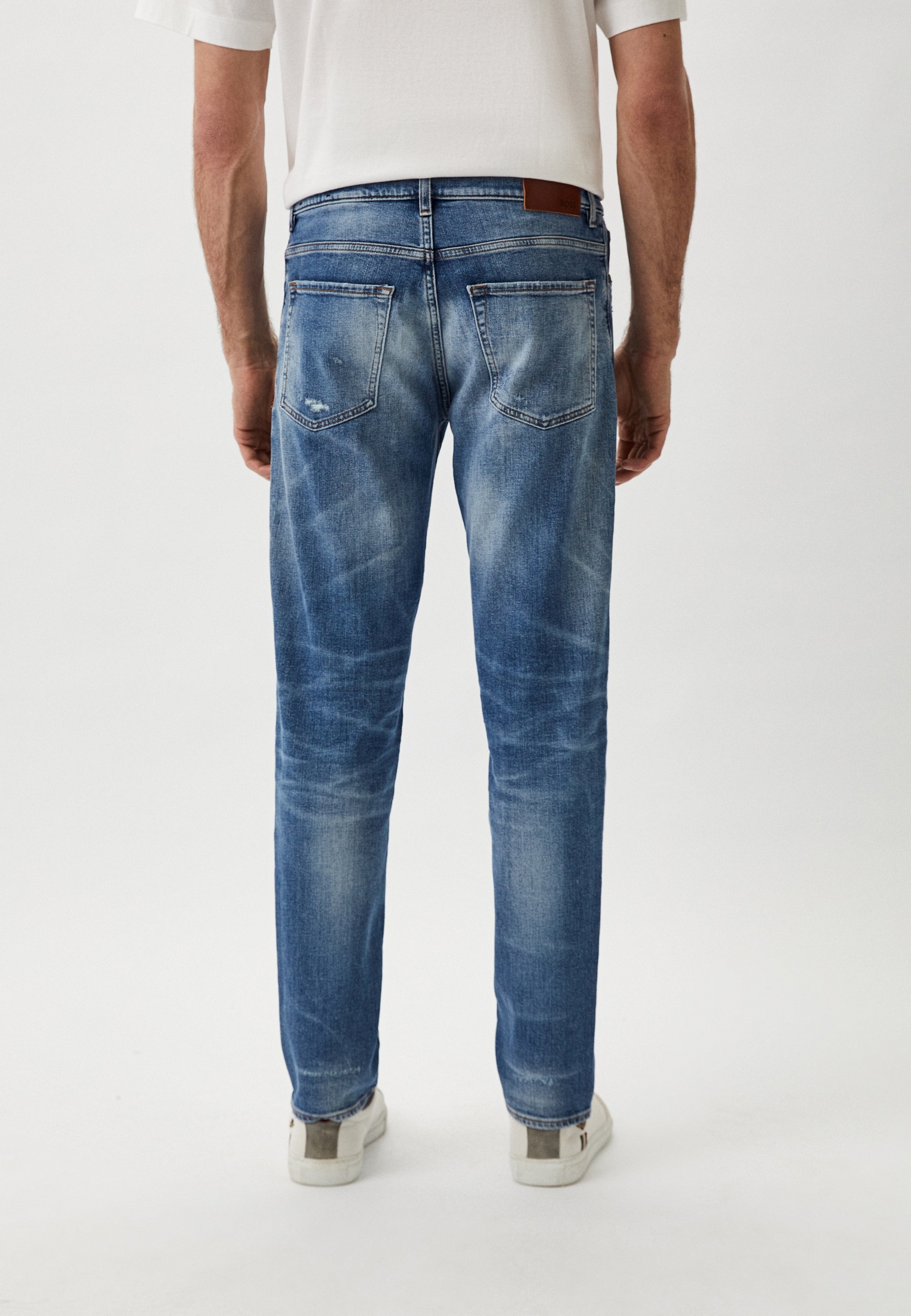 Мужские прямые джинсы Boss (Босс) 50513510: изображение 3