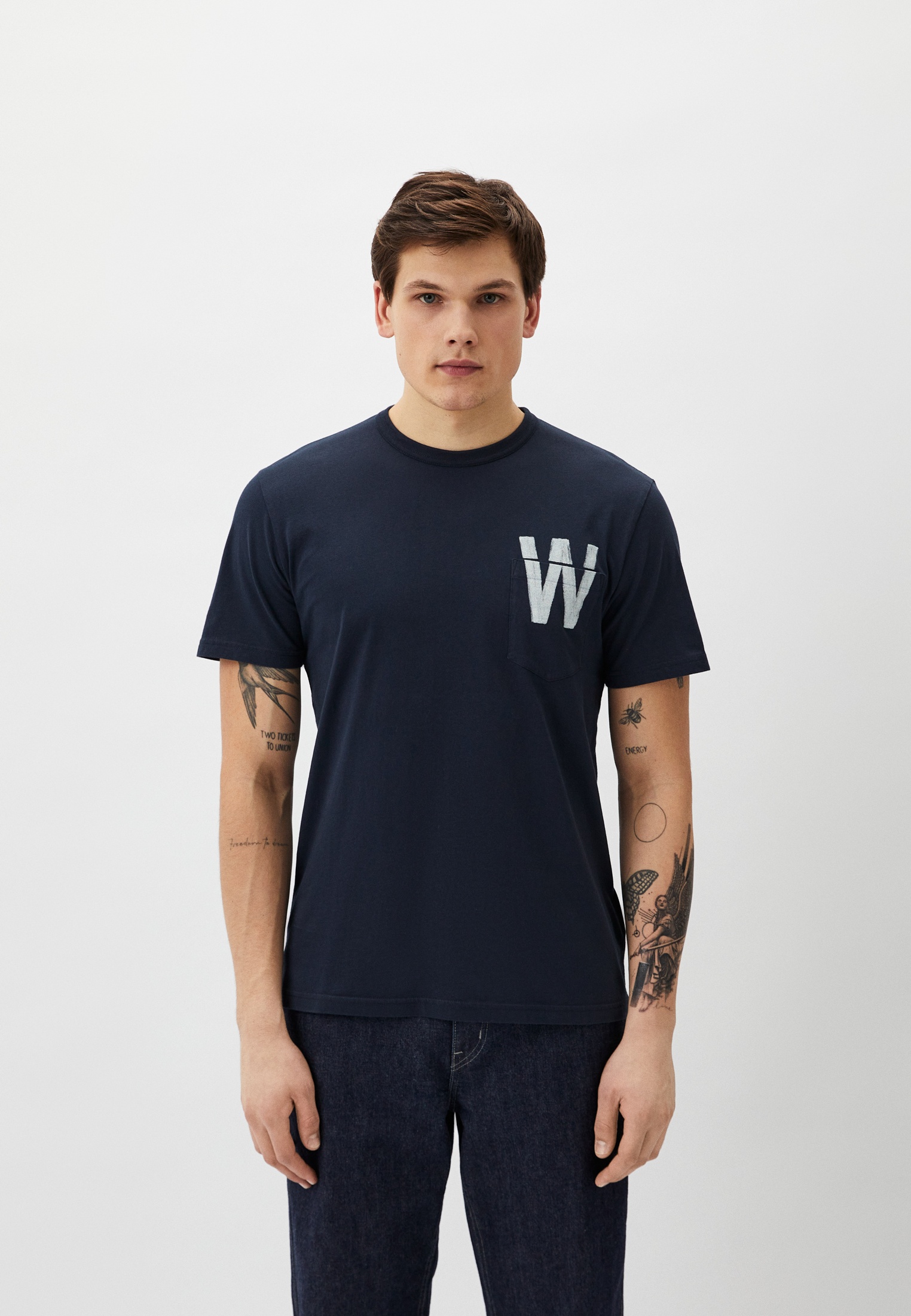 Мужская футболка Woolrich (Вулрич) CFWOTE0122MRUT2926