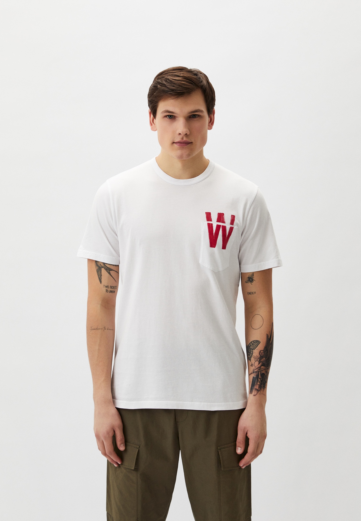 Мужская футболка Woolrich (Вулрич) CFWOTE0122MRUT2926