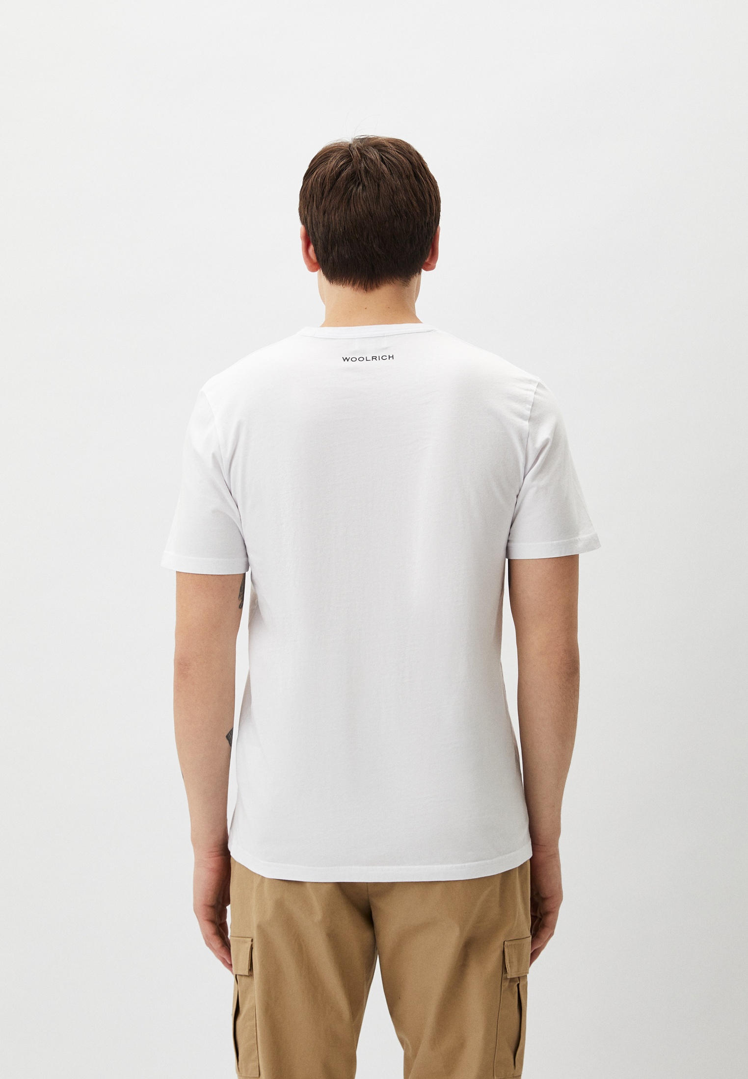 Мужская футболка Woolrich (Вулрич) CFWOTE0123MRUT2926: изображение 3
