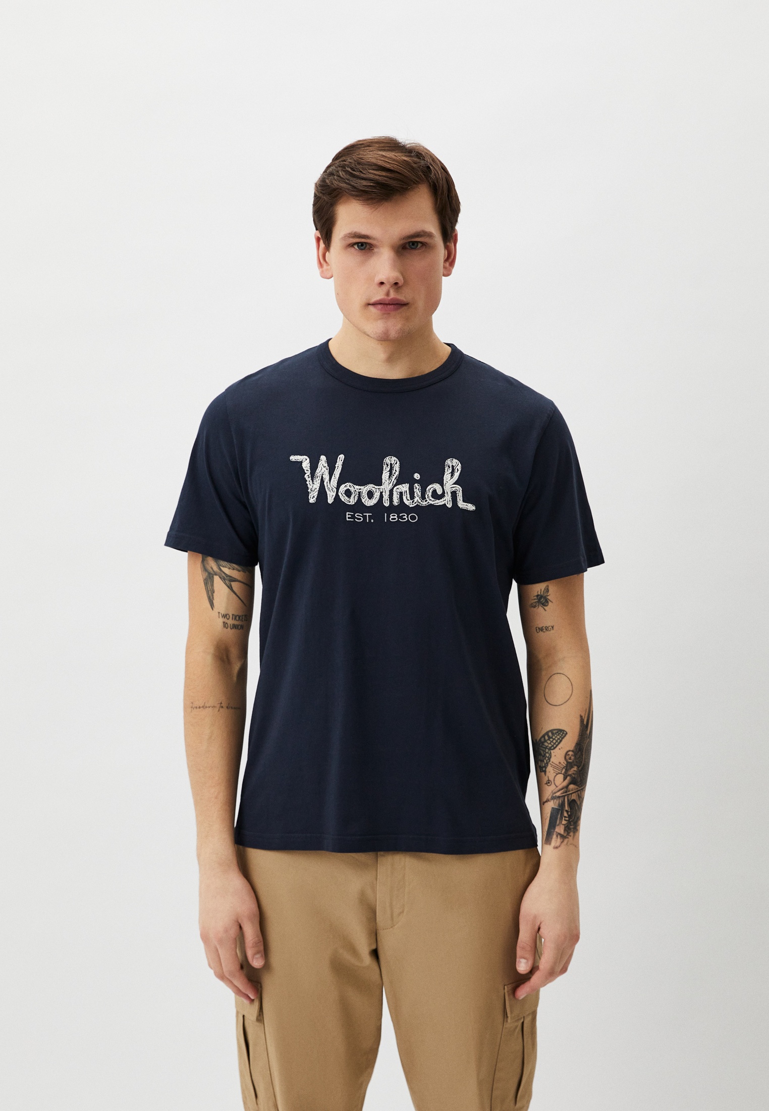 Мужская футболка Woolrich (Вулрич) CFWOTE0125MRUT2926