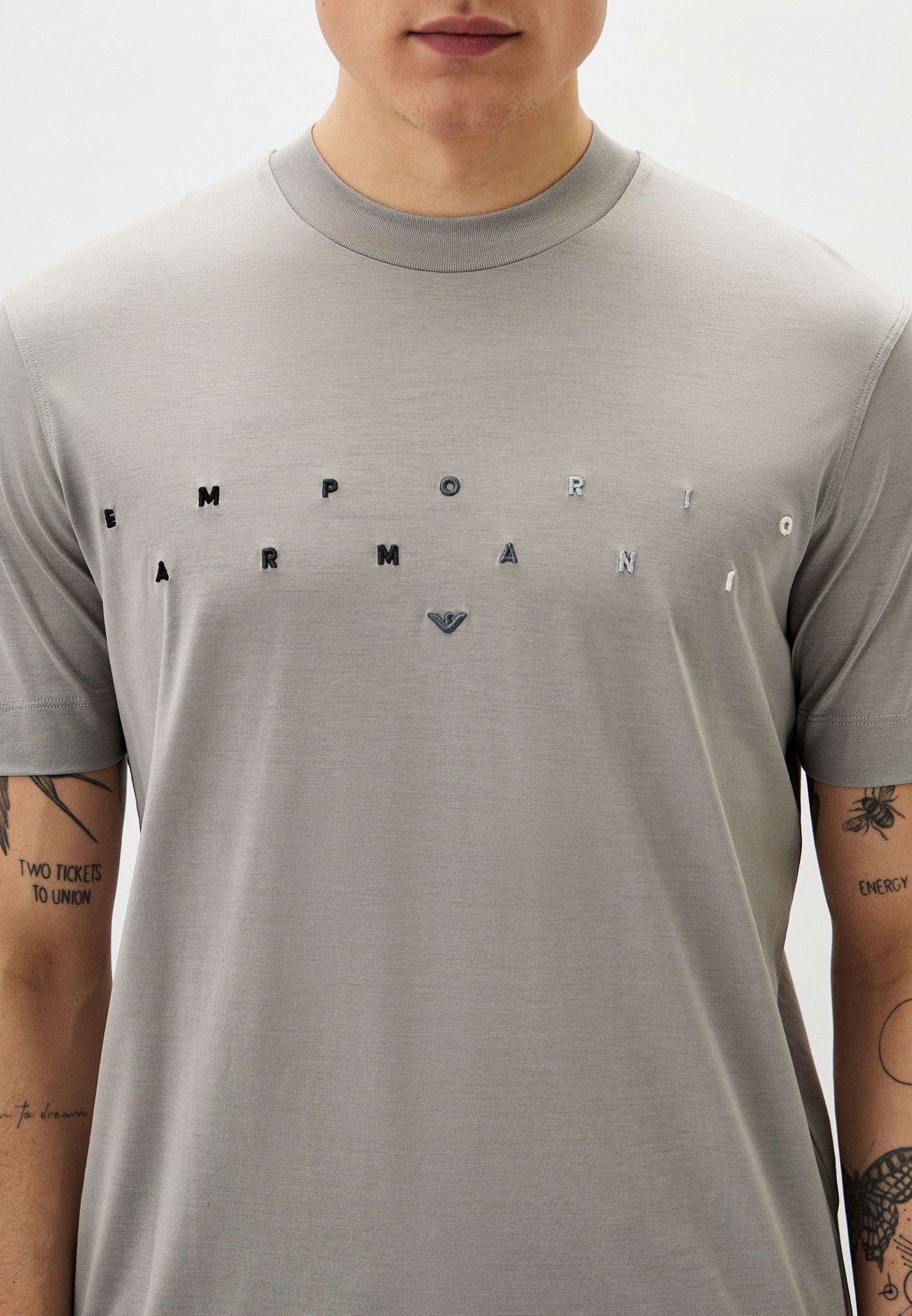Мужская футболка Emporio Armani (Эмпорио Армани) 3D1TA2 1JUVZ: изображение 4
