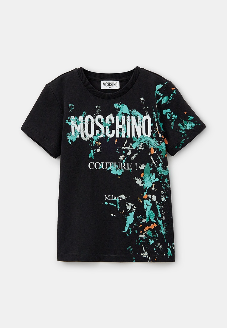 Футболка с коротким рукавом Moschino Kid HOM04L LAA24