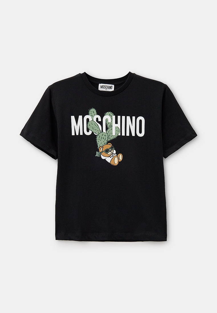 Футболка с коротким рукавом Moschino Kid HTM03R LAA02