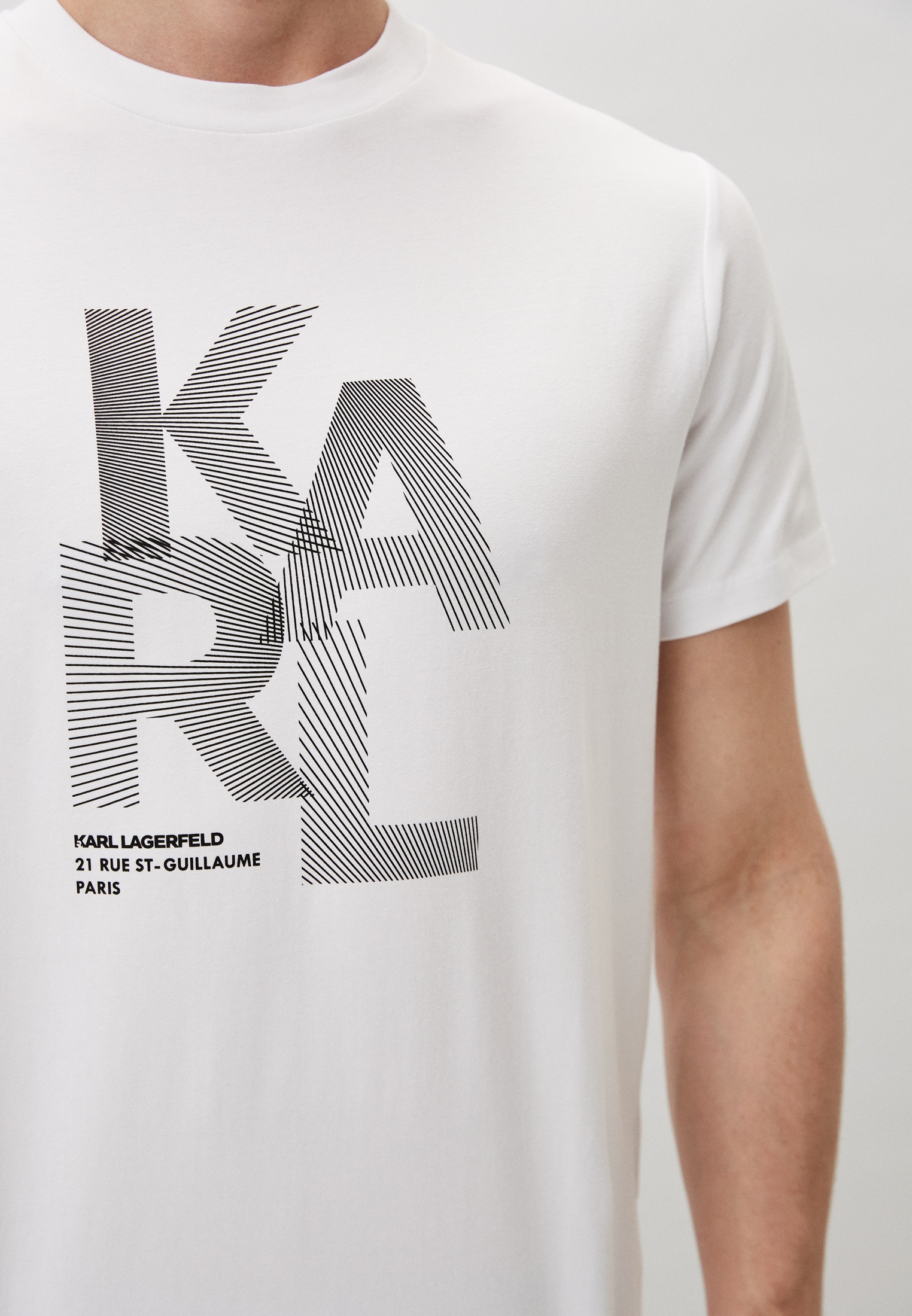 Мужская футболка Karl Lagerfeld (Карл Лагерфельд) 755037-542221: изображение 4