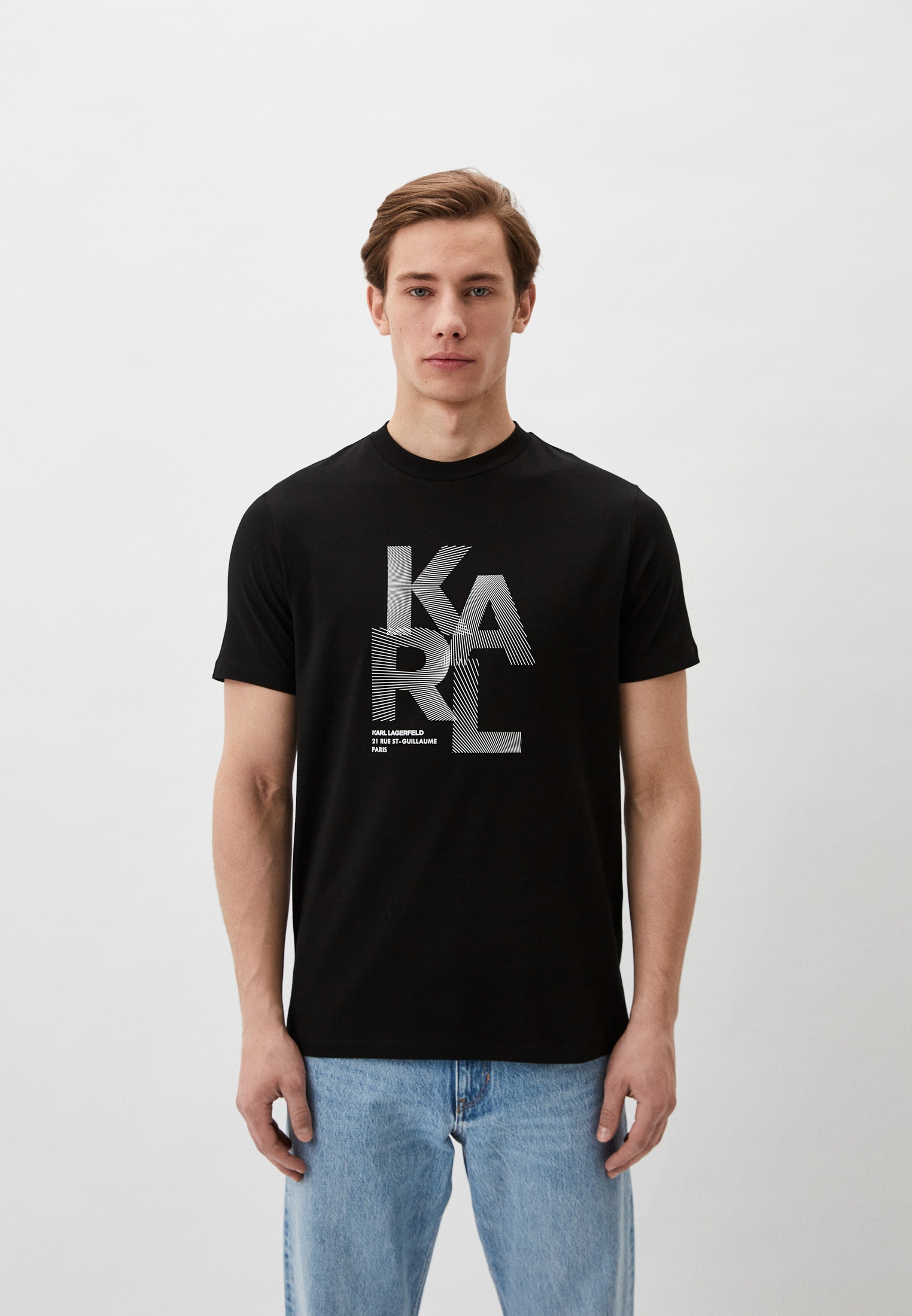 Мужская футболка Karl Lagerfeld (Карл Лагерфельд) 755037-542221: изображение 1