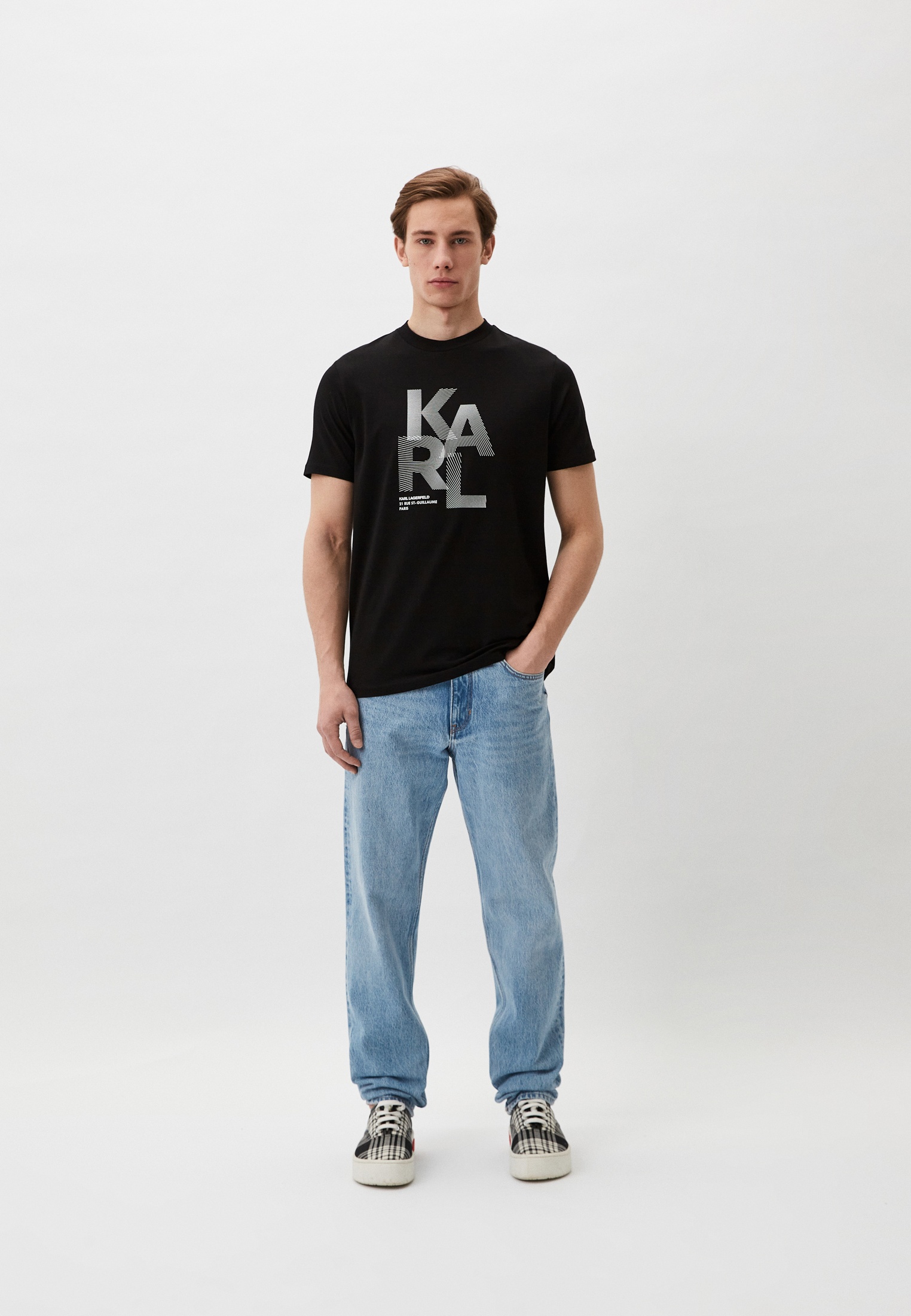 Мужская футболка Karl Lagerfeld (Карл Лагерфельд) 755037-542221: изображение 2