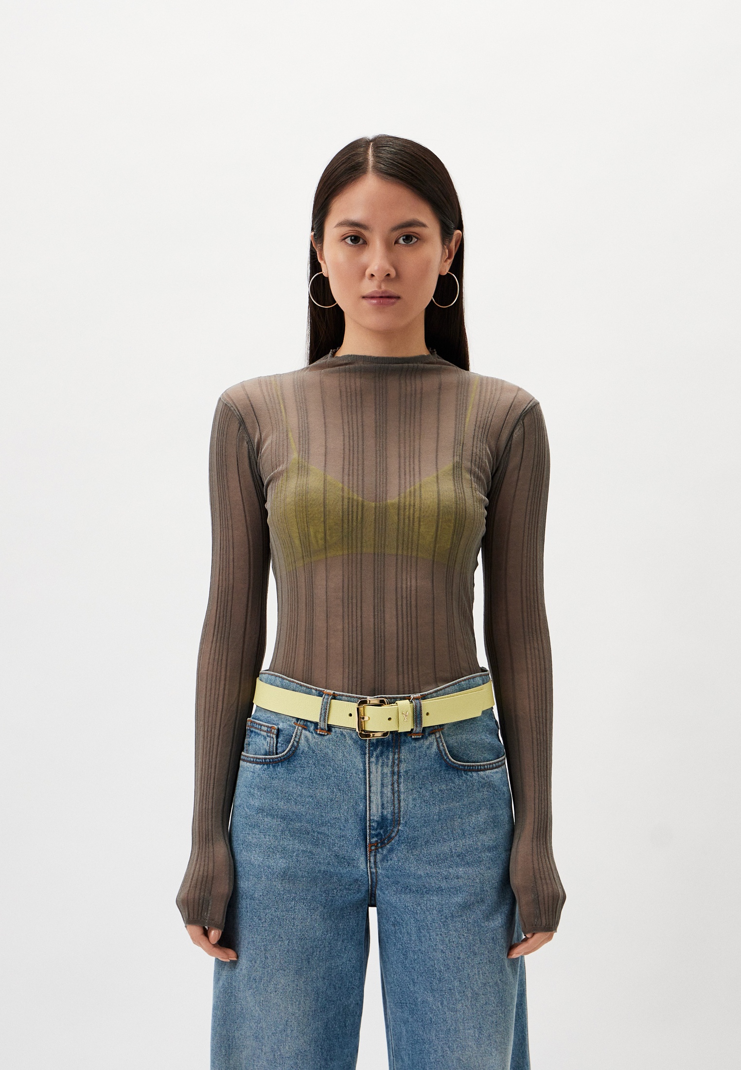 Футболка с длинным рукавом Patrizia Pepe Лонгслив и топ Patrizia Pepe