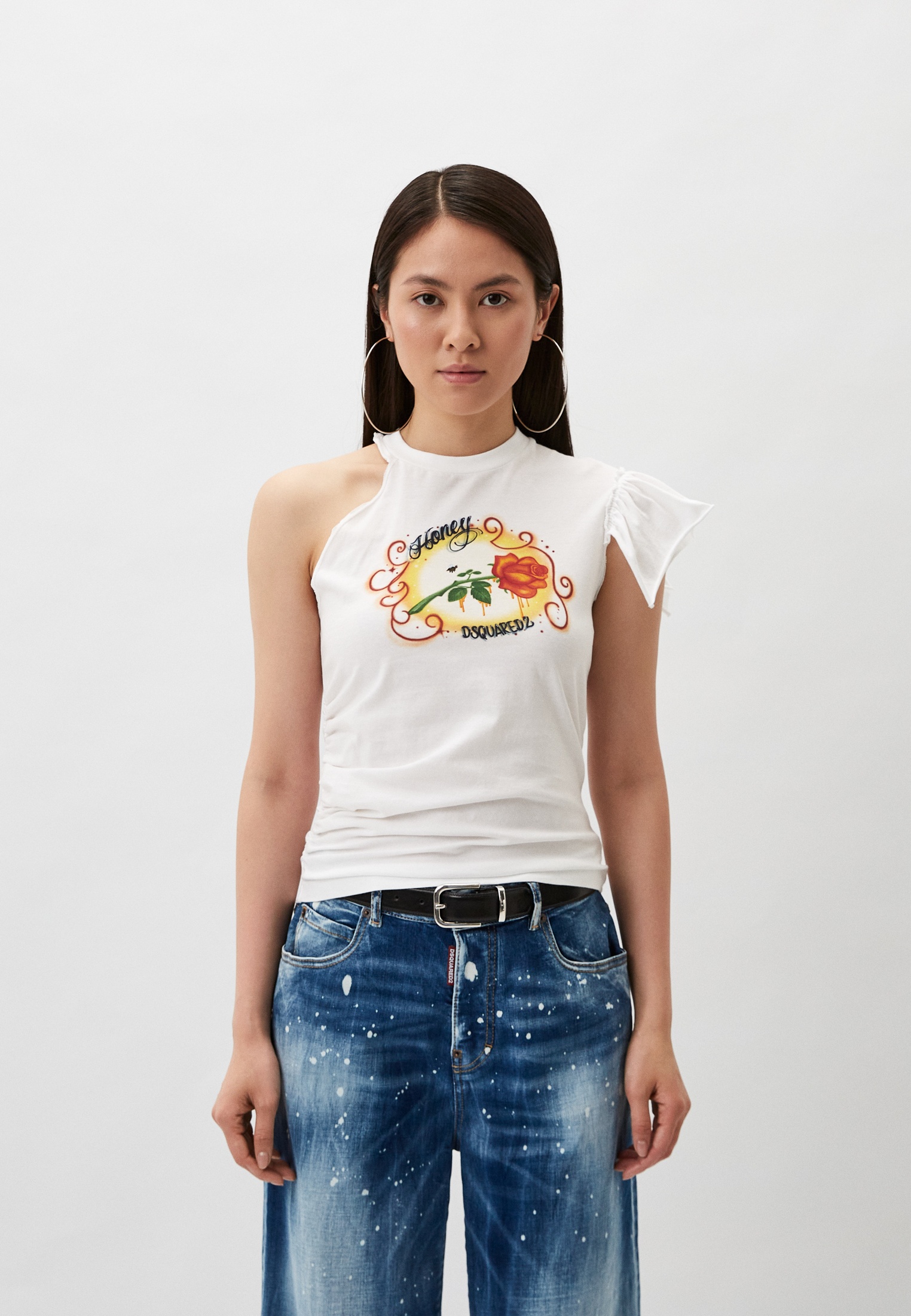 Футболка с коротким рукавом DSquared2 S72GD0501 S24668