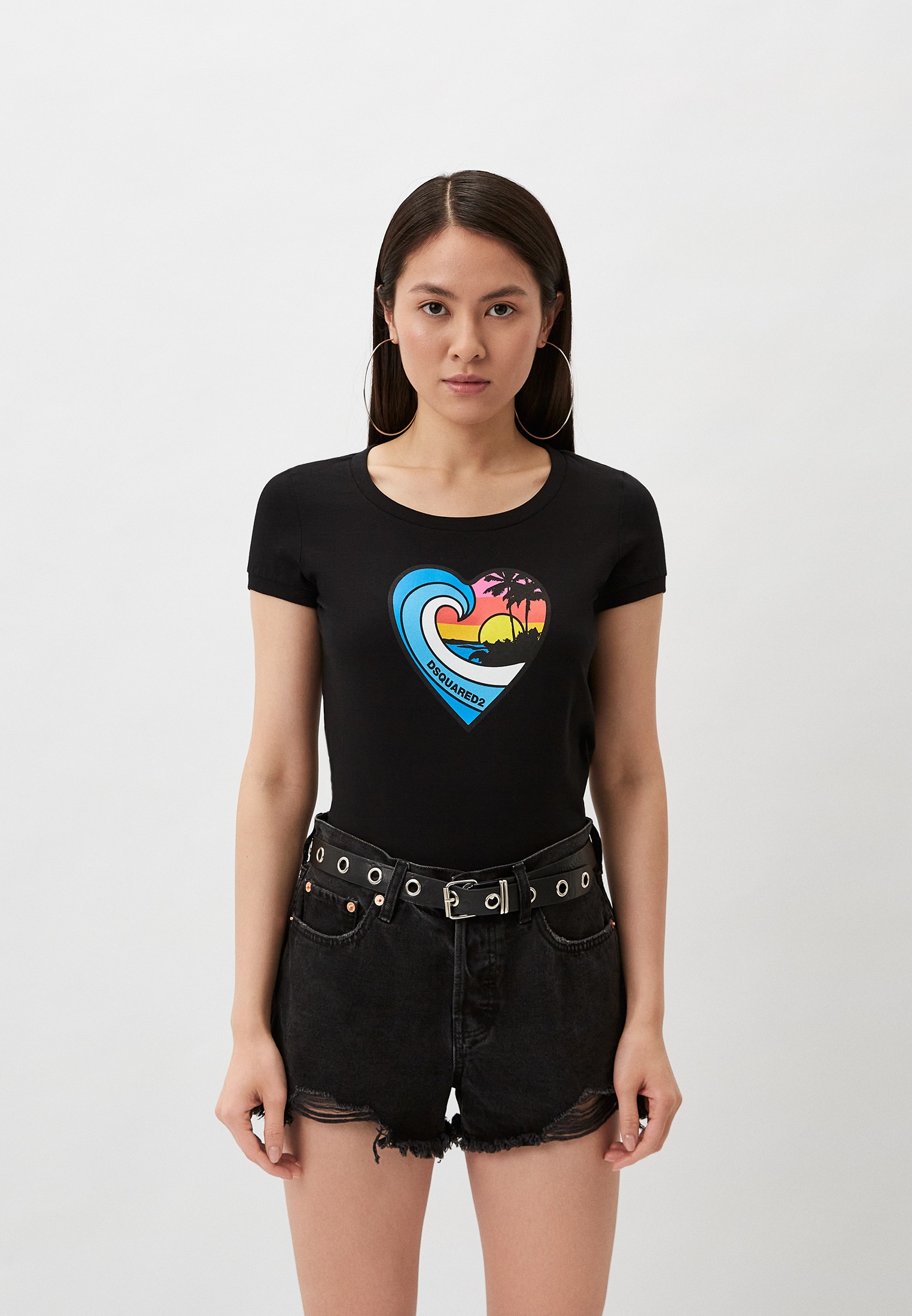 Футболка с коротким рукавом DSquared2 S72GD0522 S24668