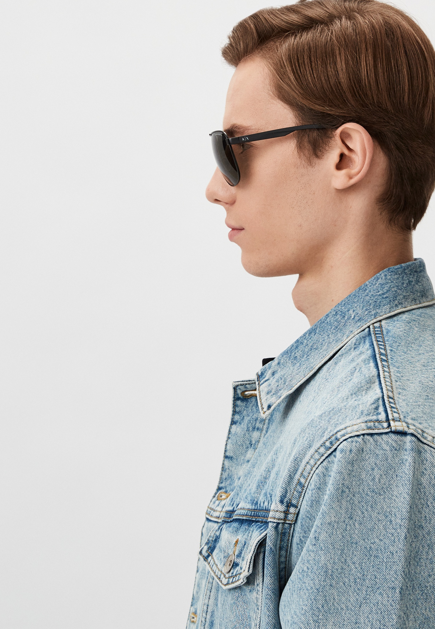 Мужские солнцезащитные очки Armani Exchange 0AX2047S цвет черный купить ...