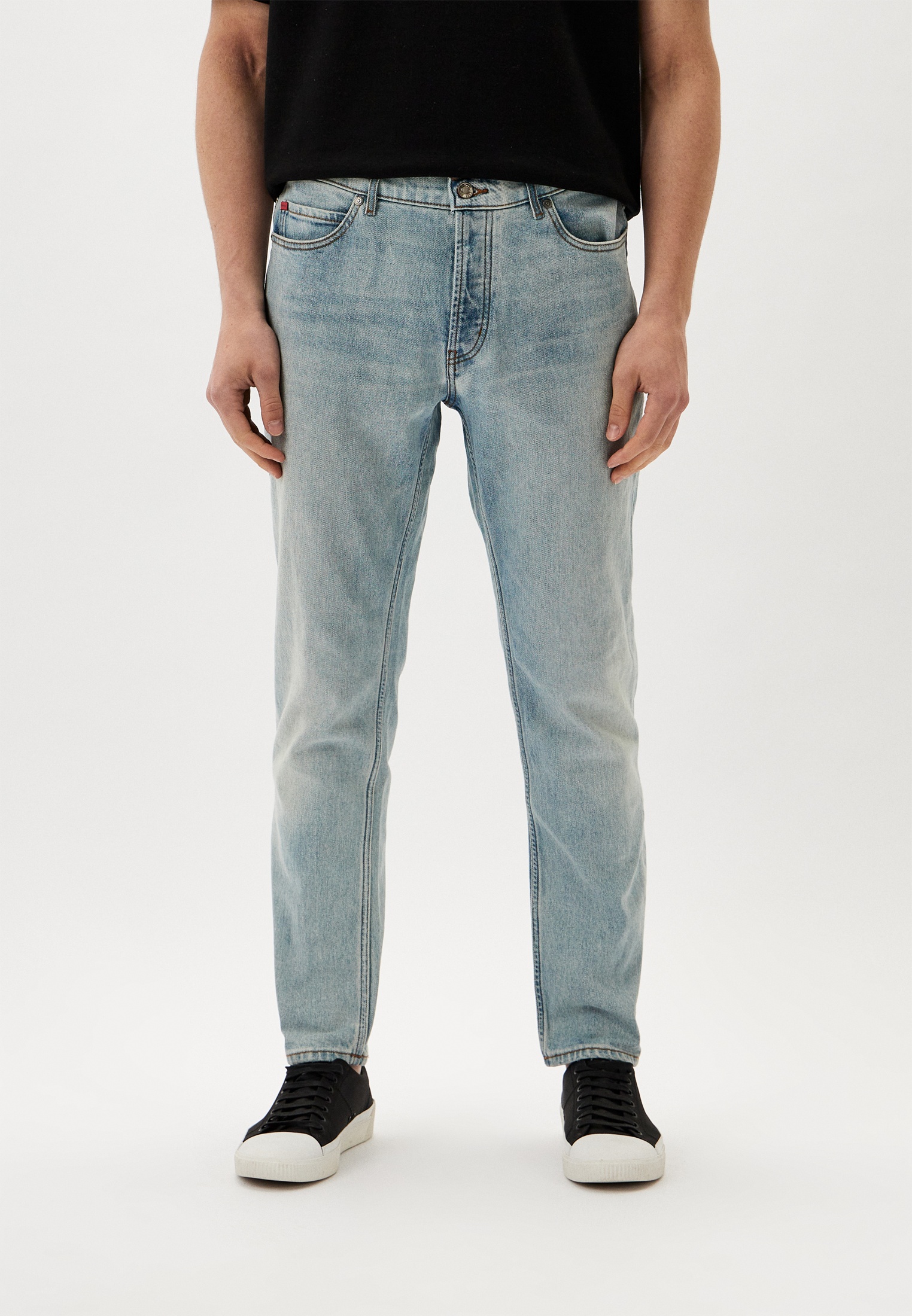 Мужские зауженные джинсы Hugo (Хуго) 50511339: изображение 1