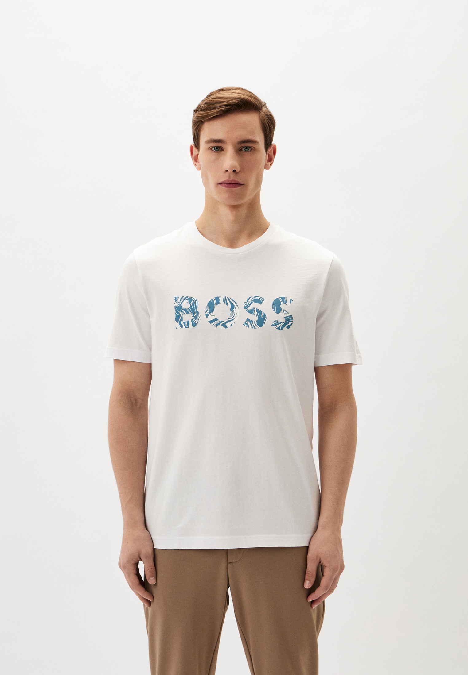 Мужская футболка Boss (Босс) 50515997: изображение 1