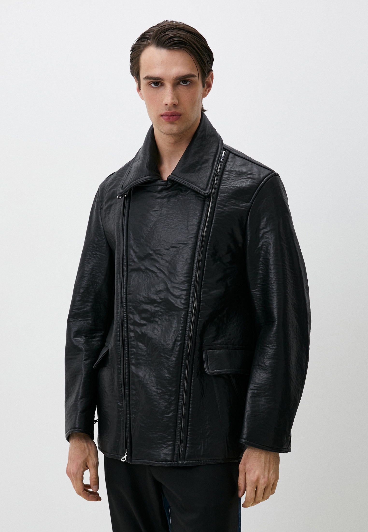 Кожаная куртка Diesel (Дизель) A071320BIAR: изображение 1