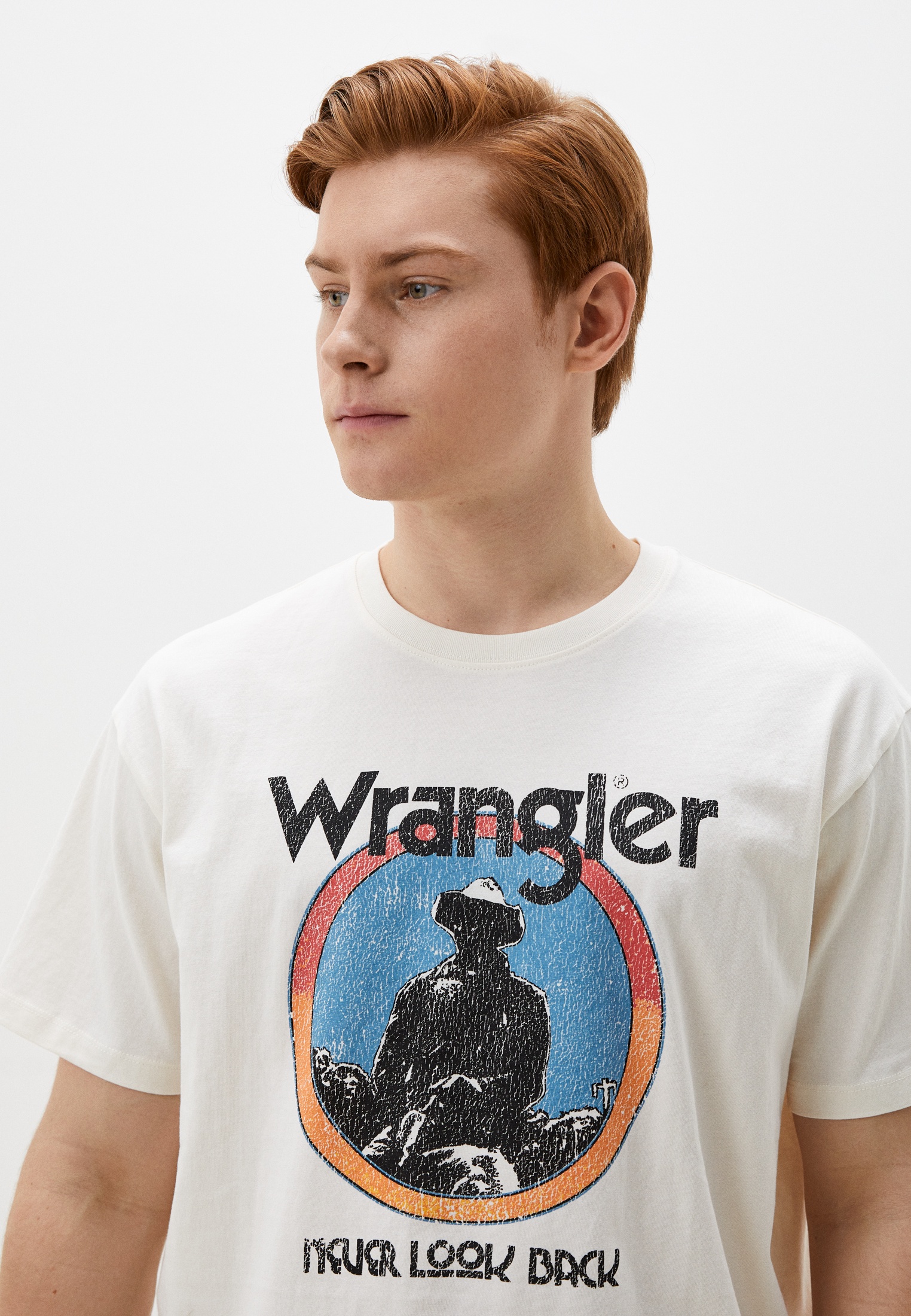 Футболка с коротким рукавом мужской Wrangler (Вранглер) 112329201 ...