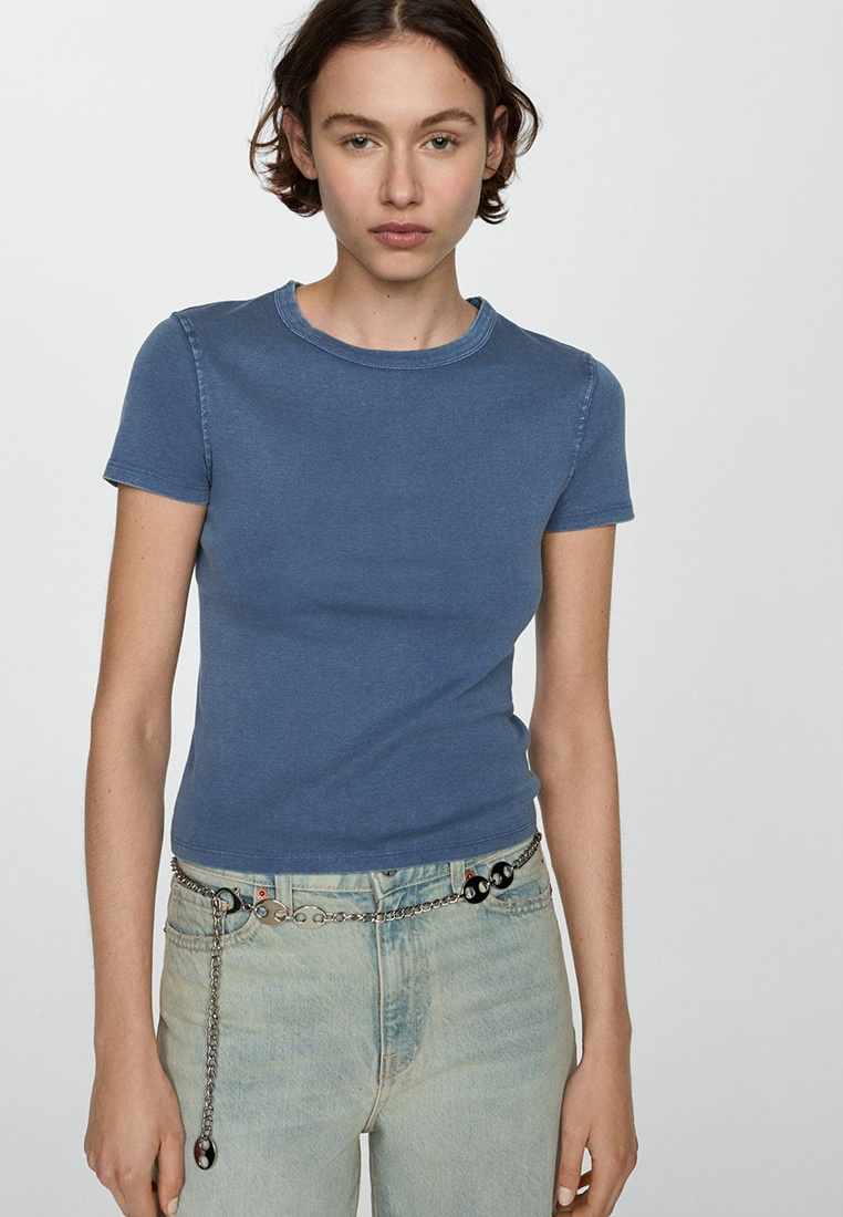 Футболка с коротким рукавом Mango (Манго) 67007138