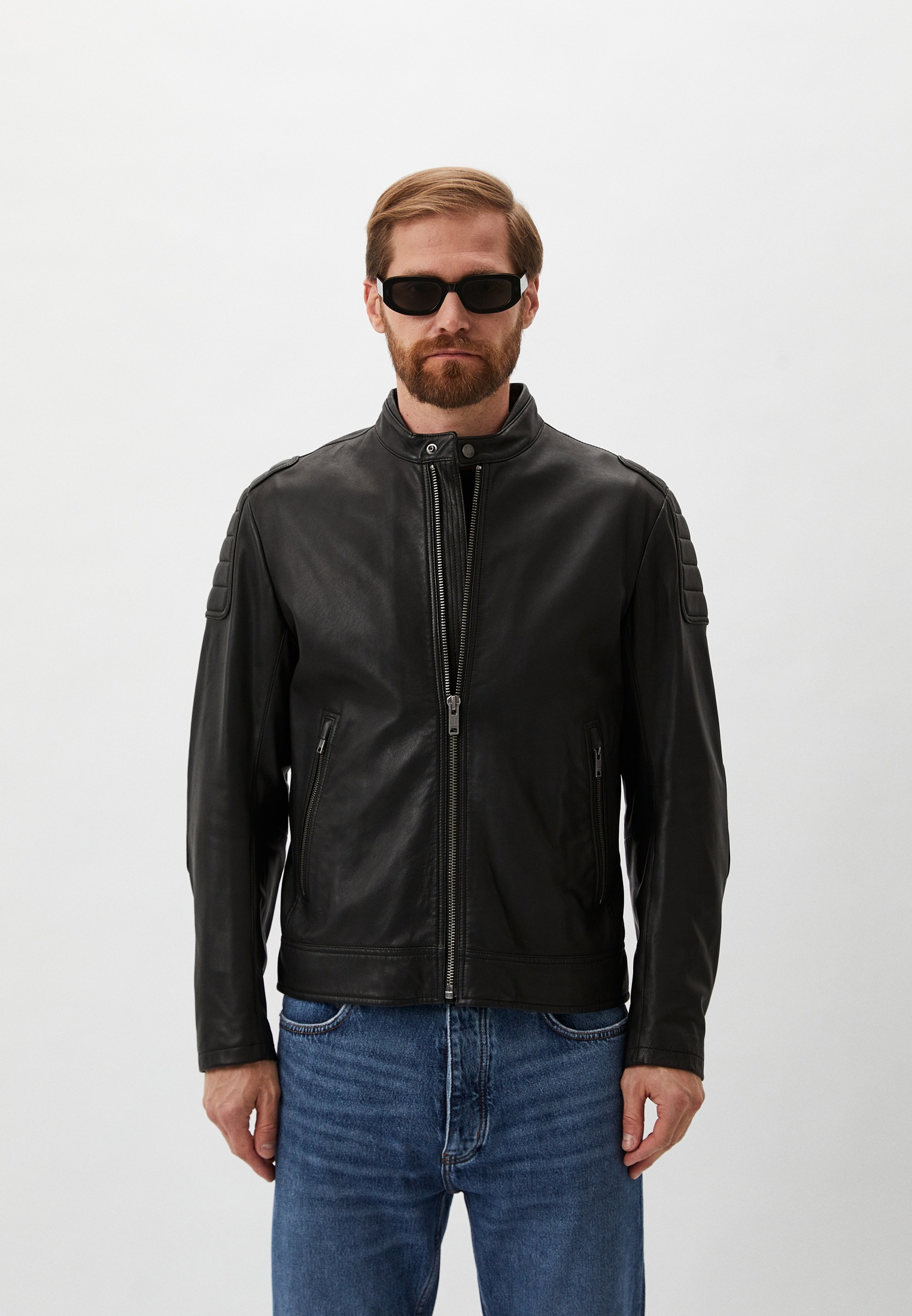 Кожаная куртка Boss (Босс) 50518270