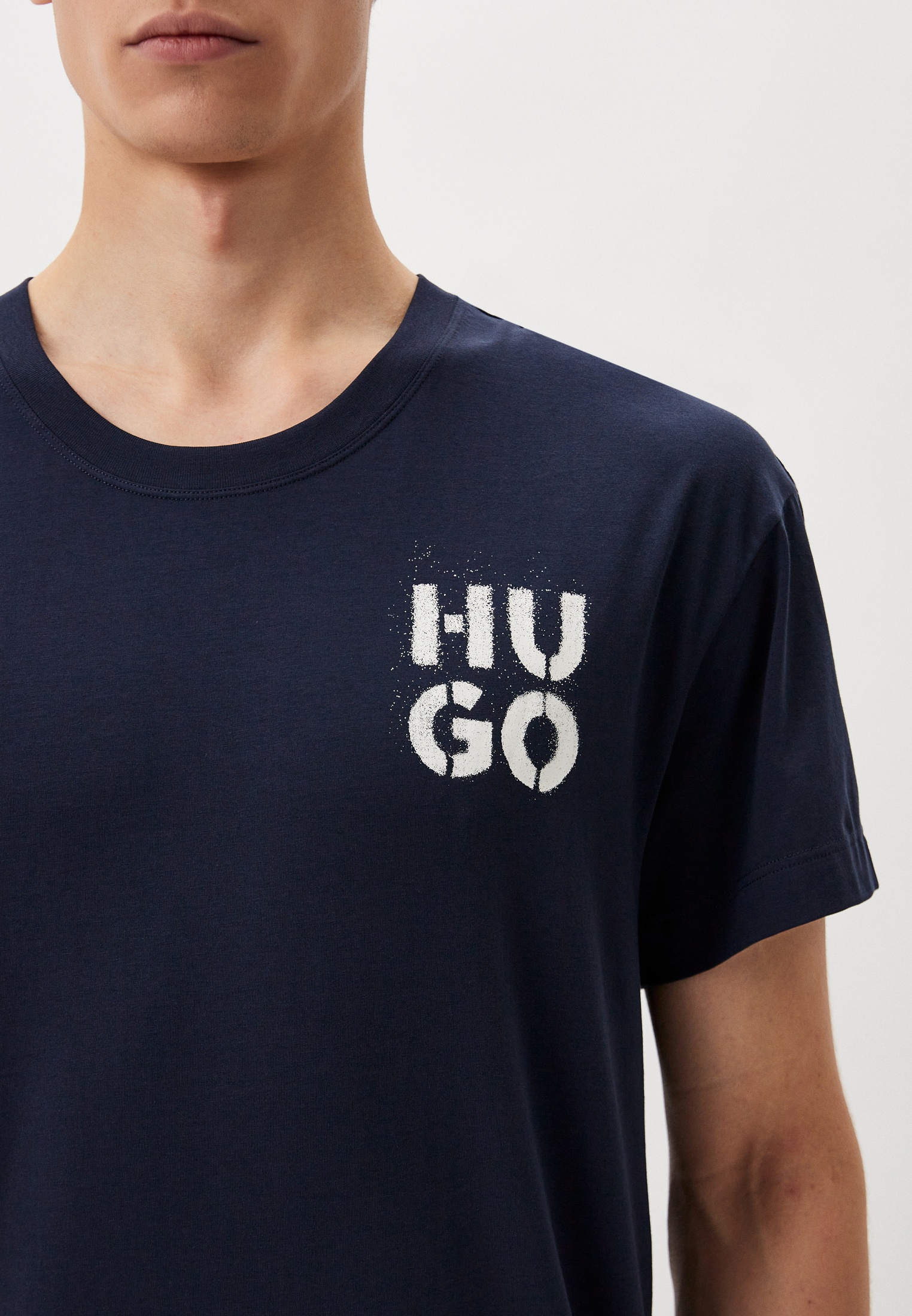 Мужская футболка Hugo (Хуго) 50520463: изображение 4