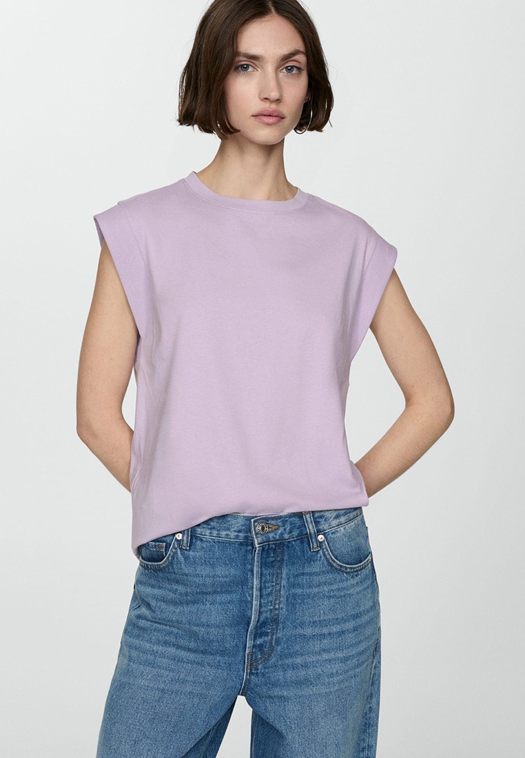 Футболка с коротким рукавом Mango (Манго) 77030581