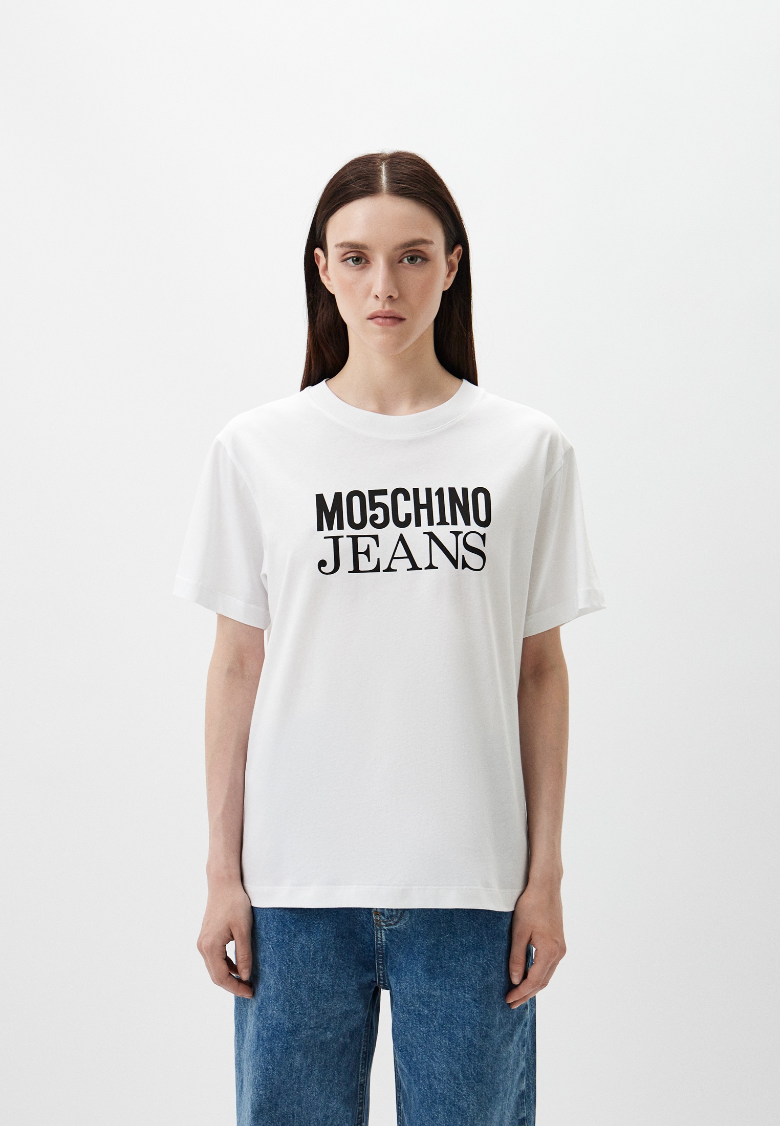 Футболка с коротким рукавом MO5CH1NO Jeans J0706