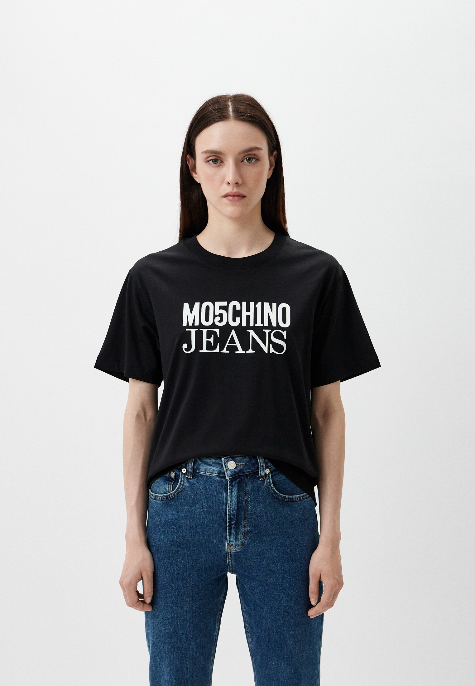 Футболка с коротким рукавом MO5CH1NO Jeans J0706
