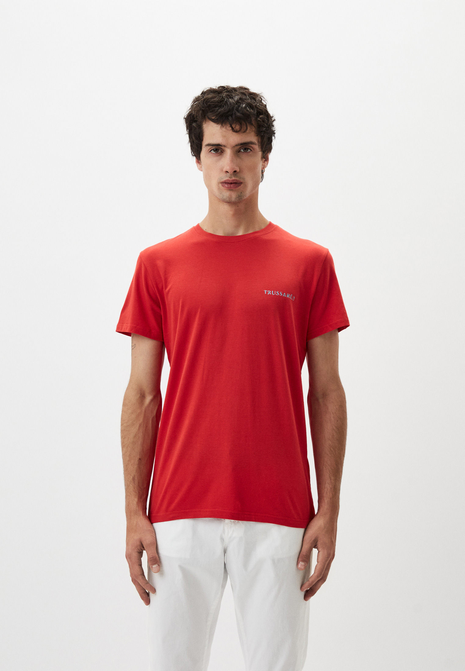 Мужская футболка Trussardi (Труссарди) TRU2MTS02