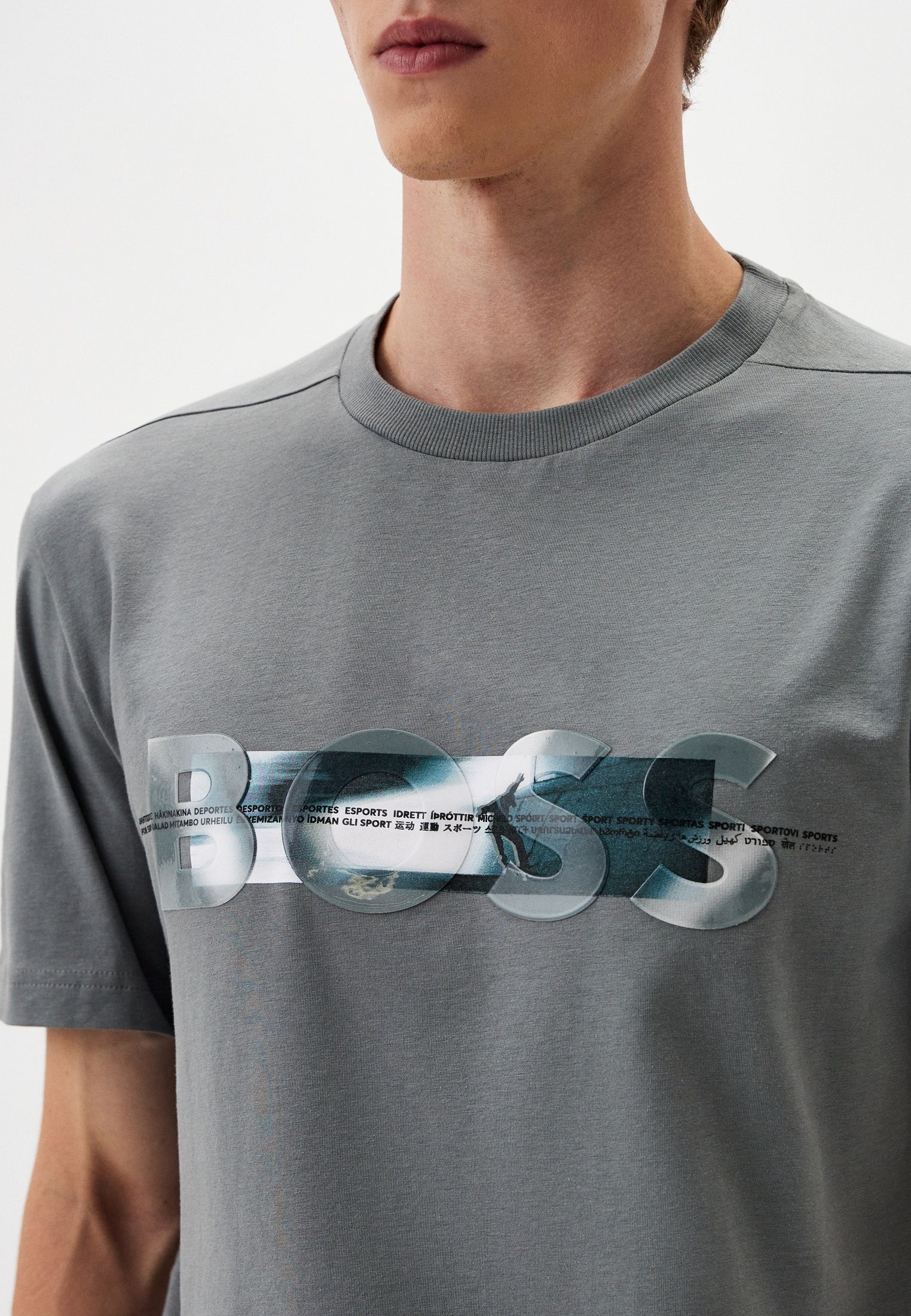 Мужская футболка Boss (Босс) 50519348: изображение 4