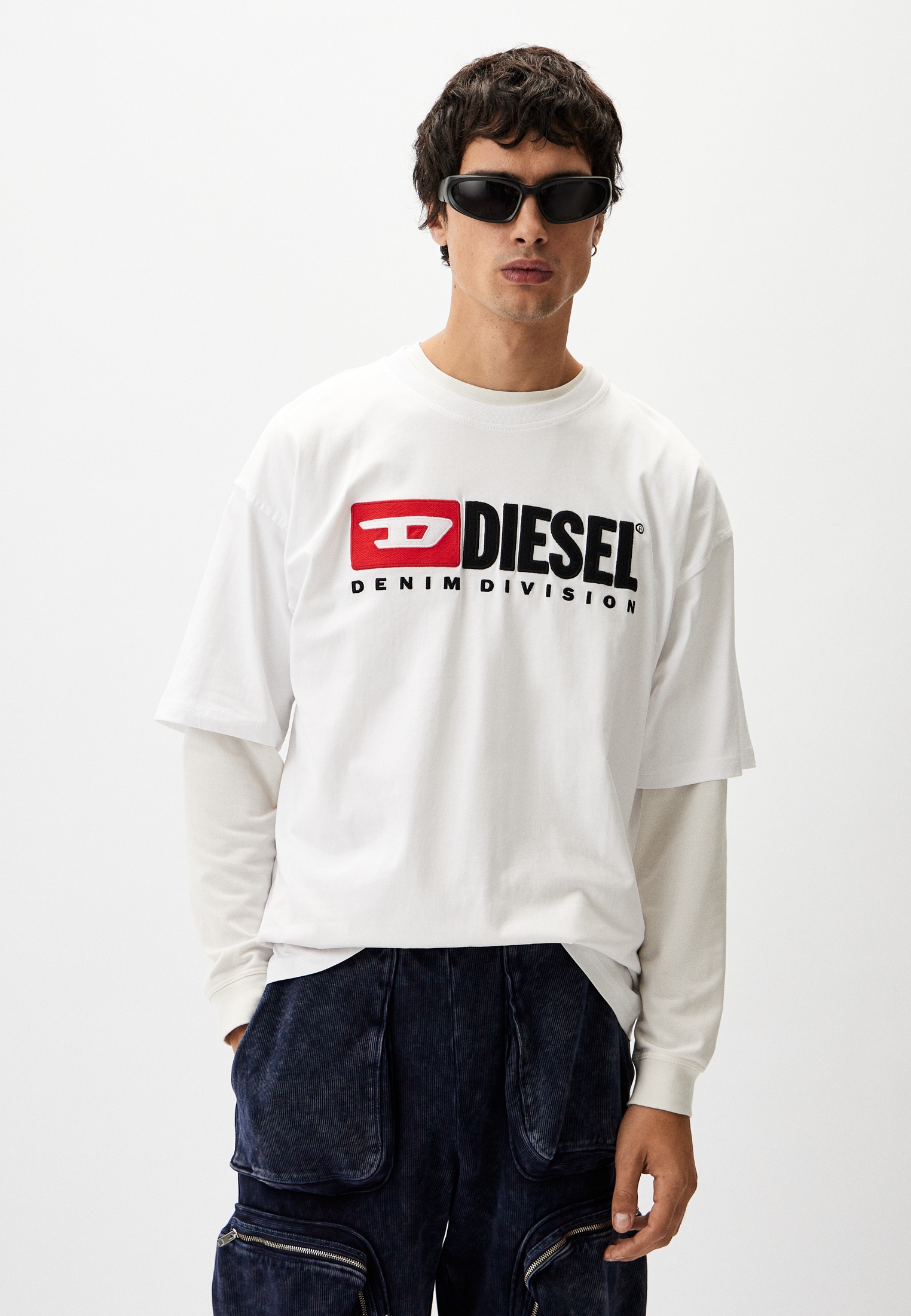 Мужская футболка Diesel (Дизель) A149430GRAI