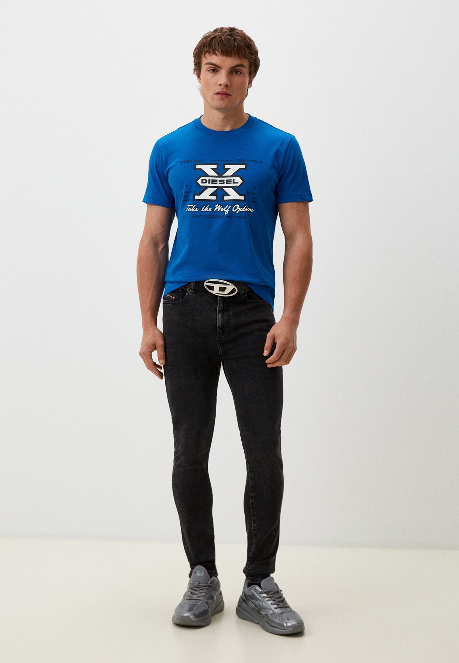 Мужские зауженные джинсы Diesel (Дизель) A0358609C2302: изображение 2